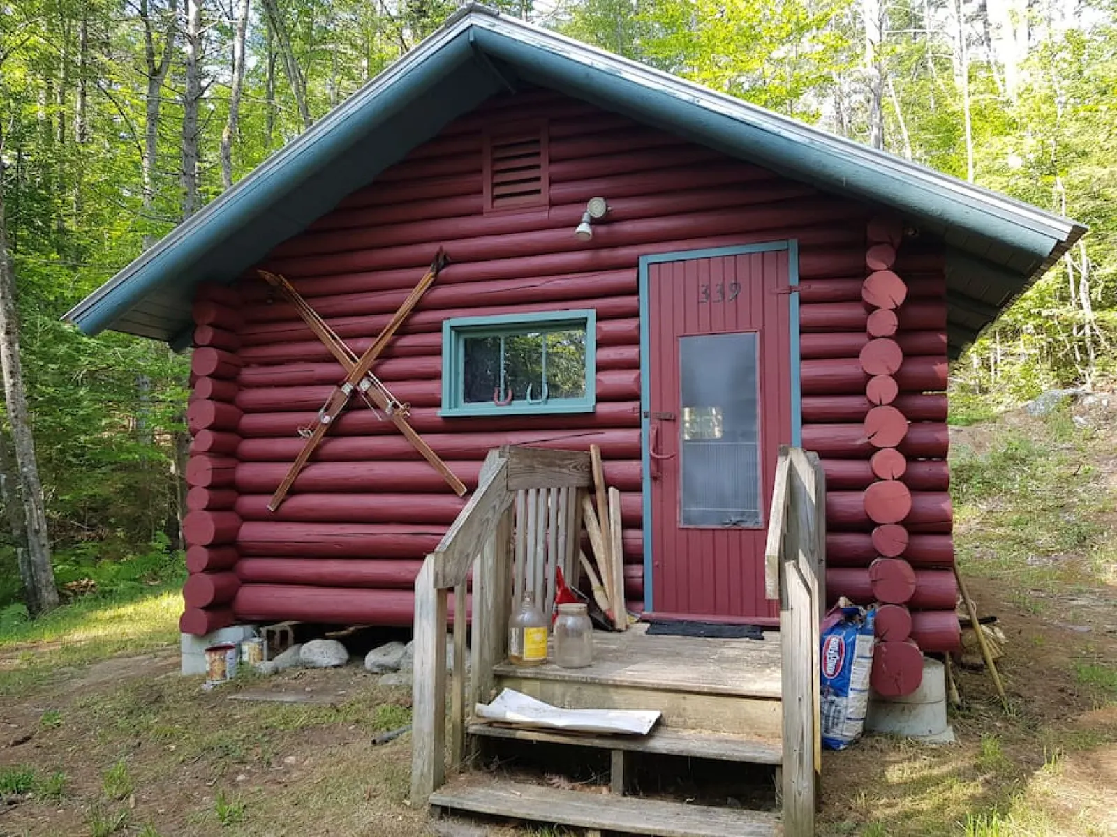 Cozy Log Cabin - Glamping close to Bethel Center