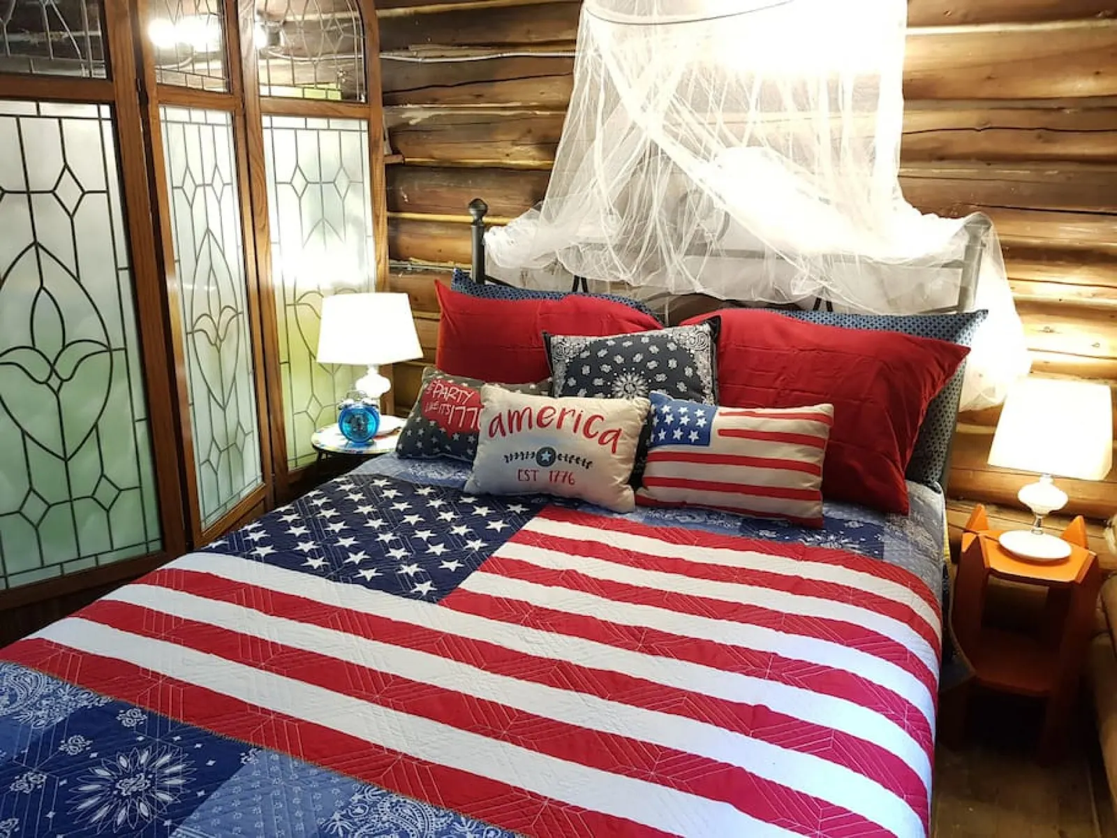 Cozy Log Cabin - Glamping close to Bethel Center 14