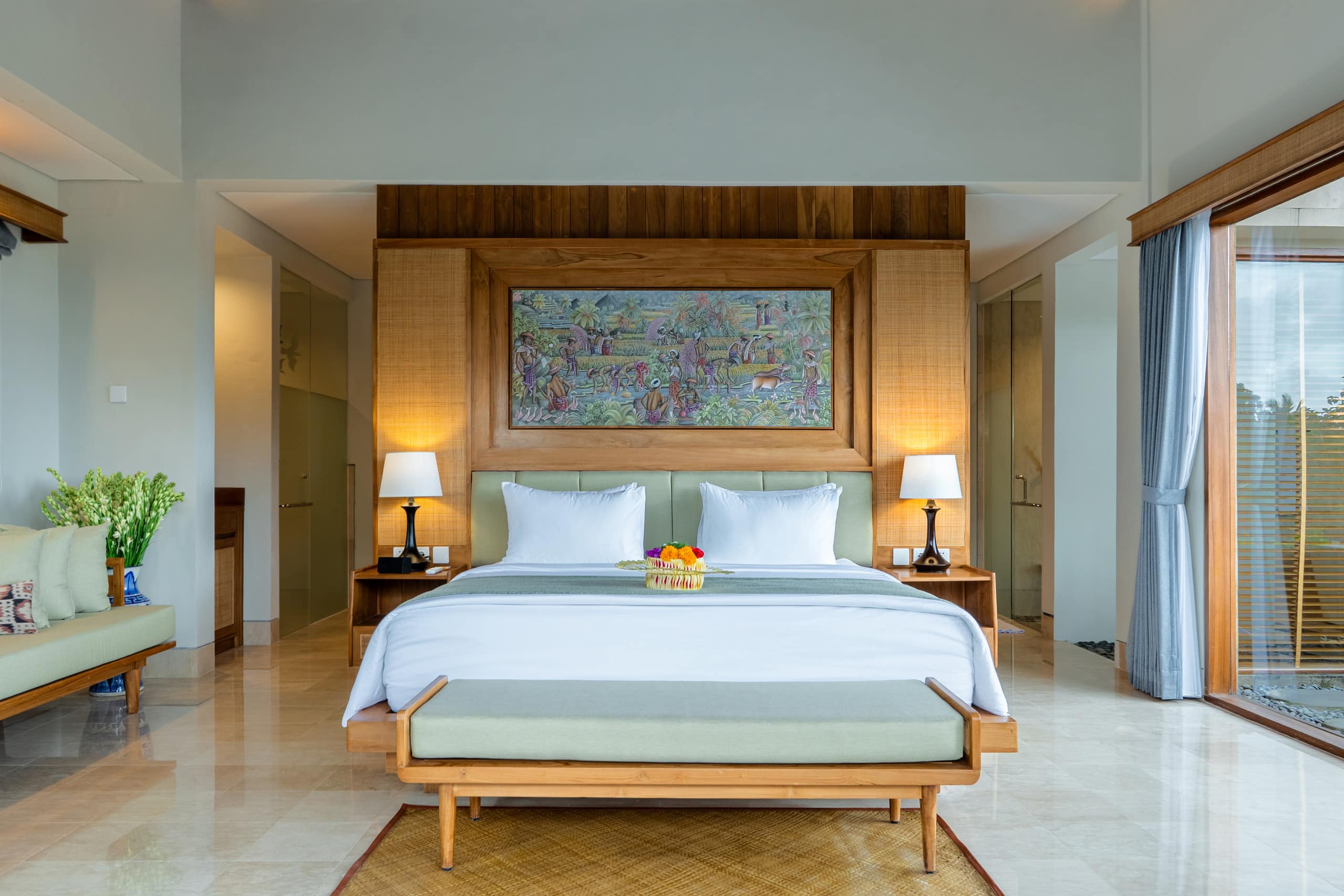 A Huge Ubud Private Pool Villa - Living Room 16