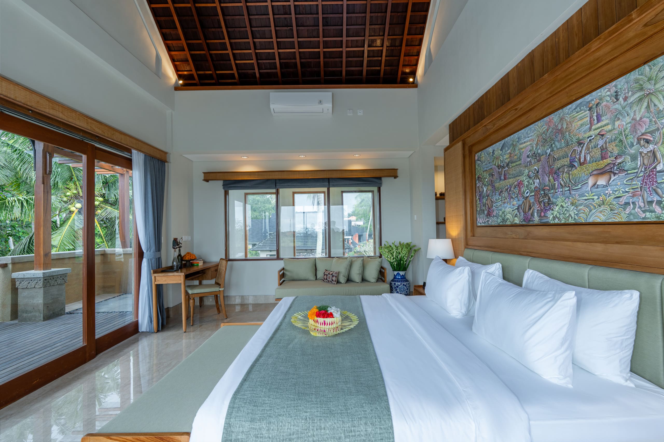 A Huge Ubud Private Pool Villa - Living Room 19