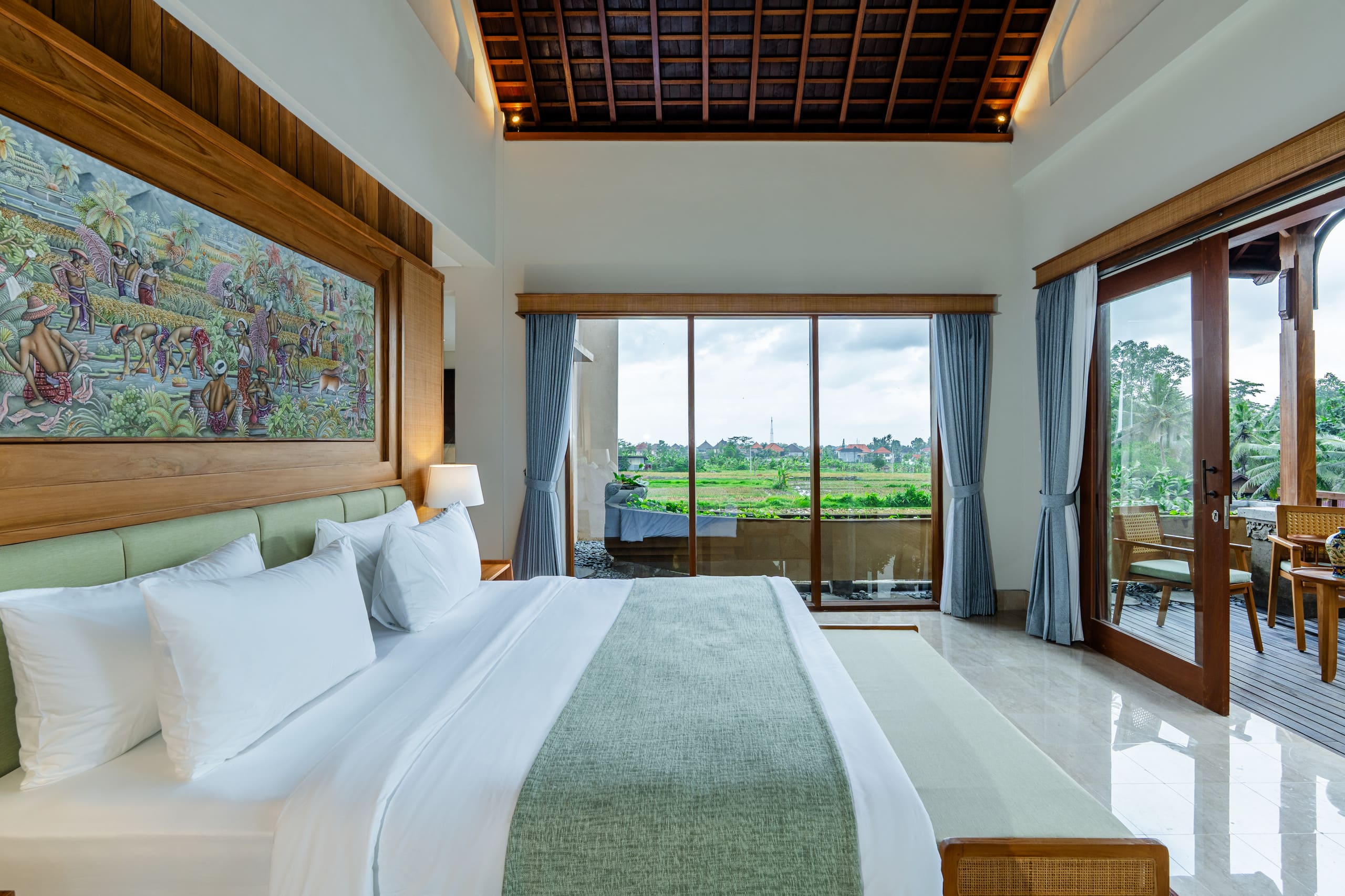 A Huge Ubud Private Pool Villa - Living Room 7
