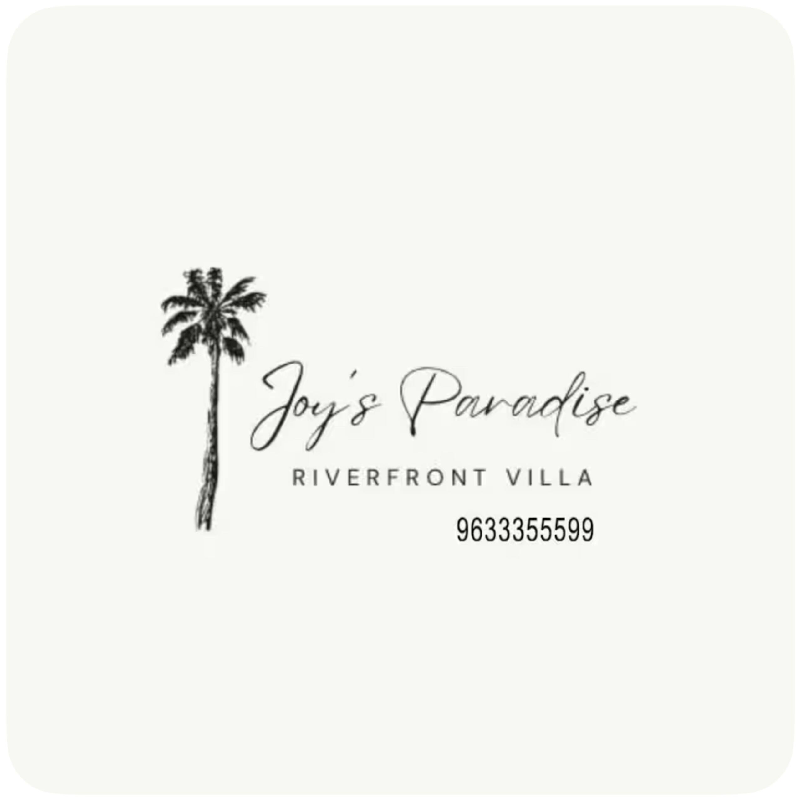 Joys paradise, 2 BHK river front villa ! 2
