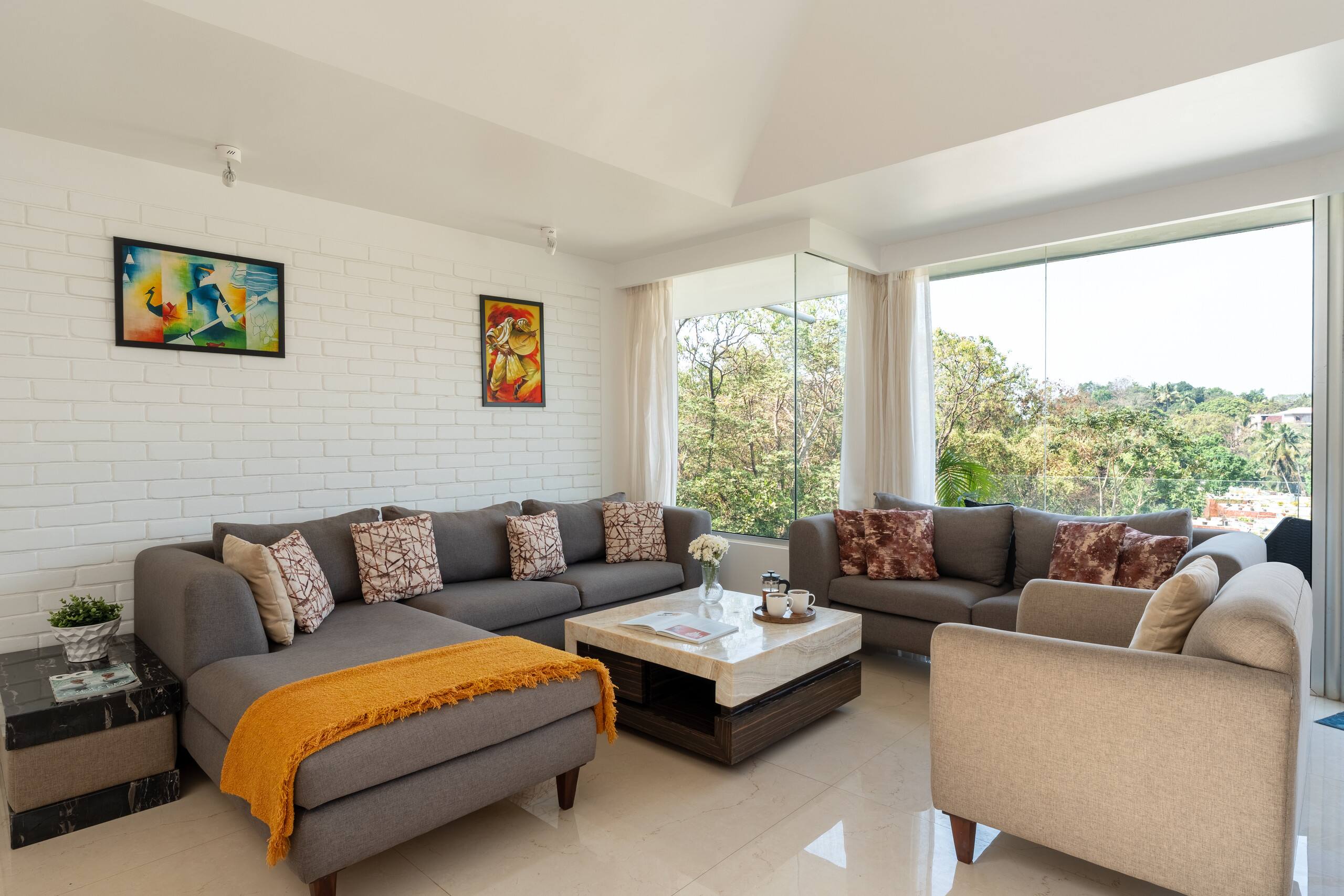 ElSereno|Bright & Airy|Pool|AC|10m to Thalassa 9