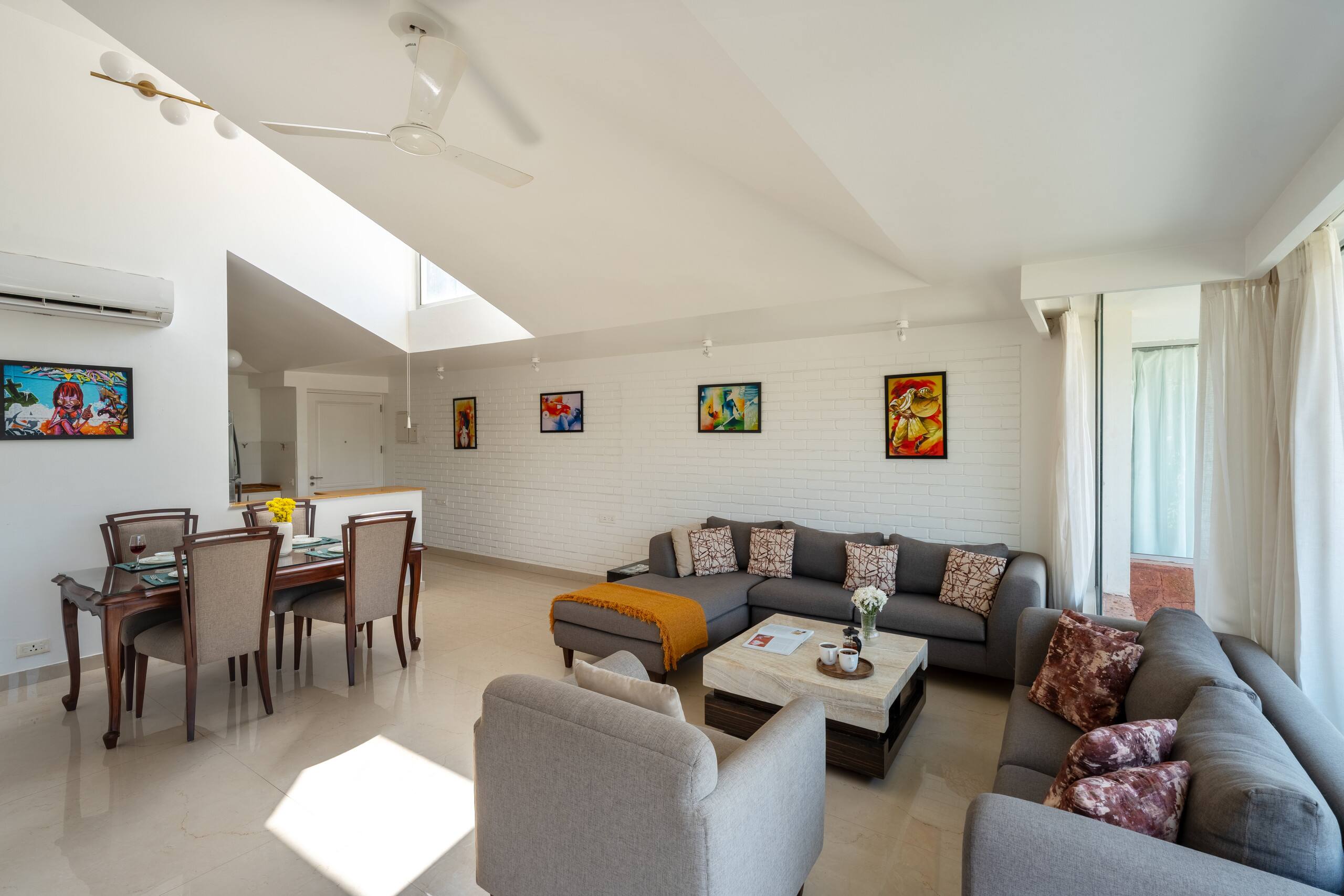 ElSereno|Bright & Airy|Pool|AC|10m to Thalassa 10