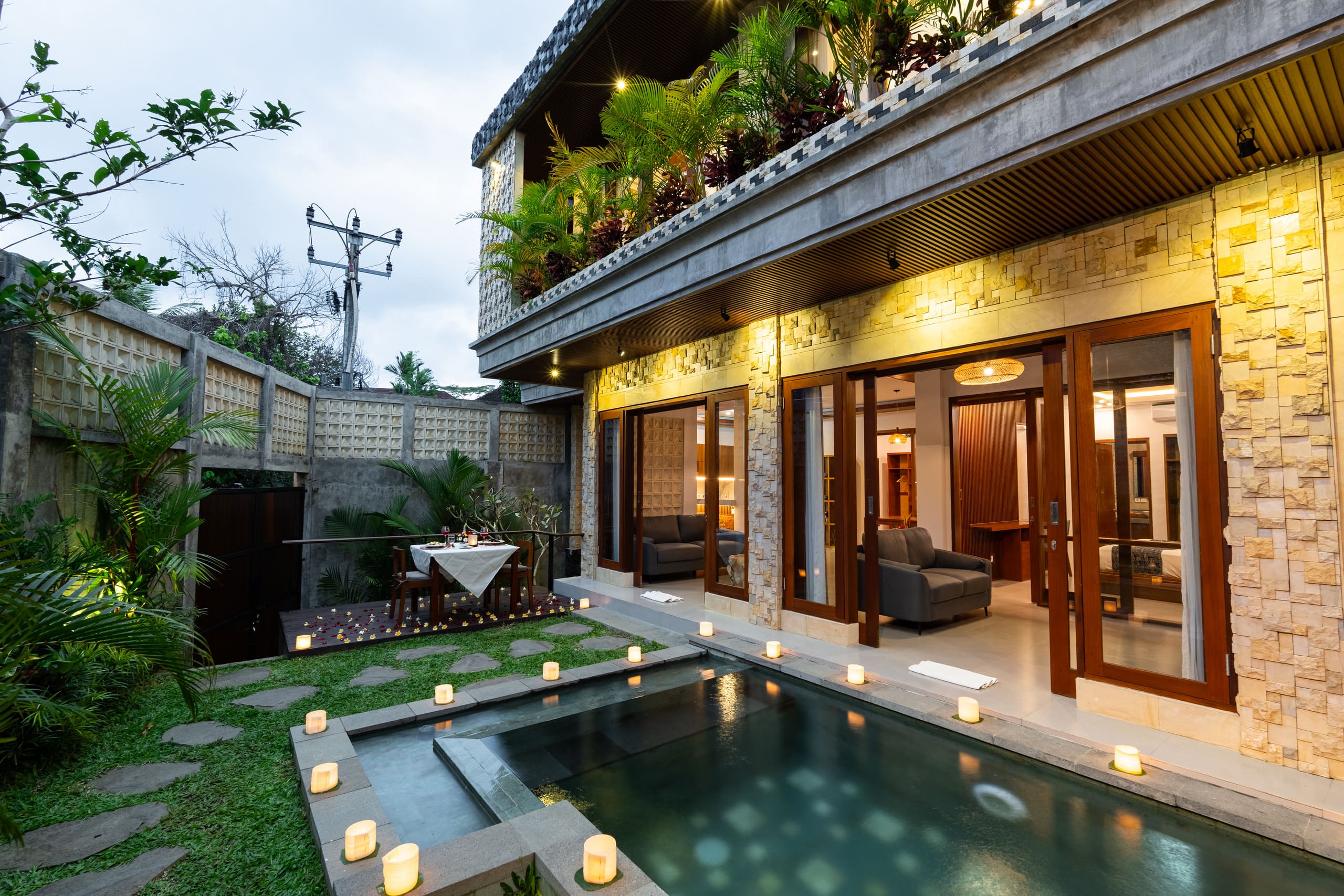Two bedroom private pool villa in Ubud