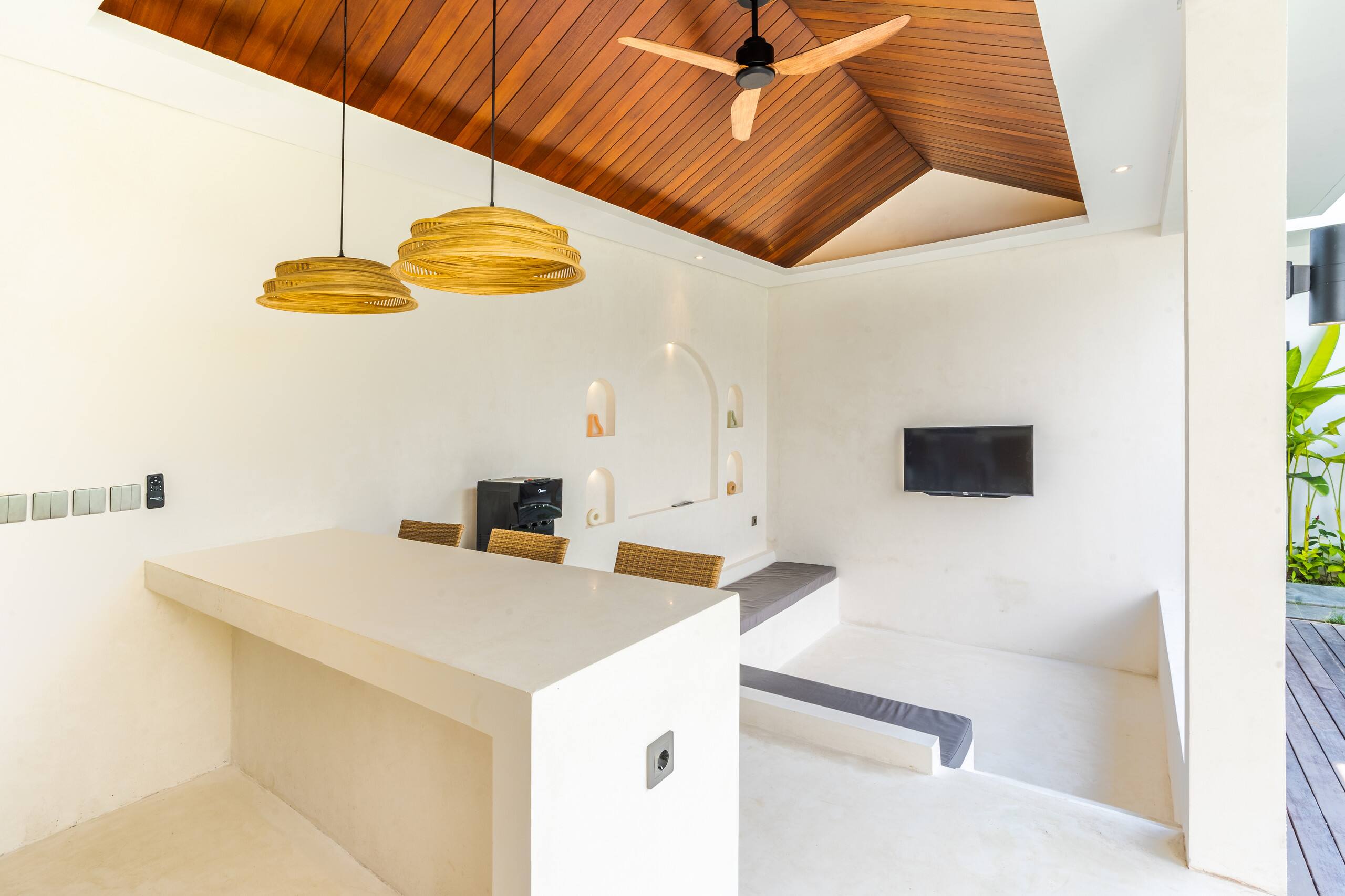 J4 Villas Sanur 1BR Open Living Room with Pool 8