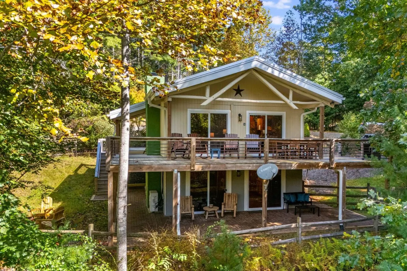 Riverside Cabin | Mtn Views, Fire Pit & Fireplace
