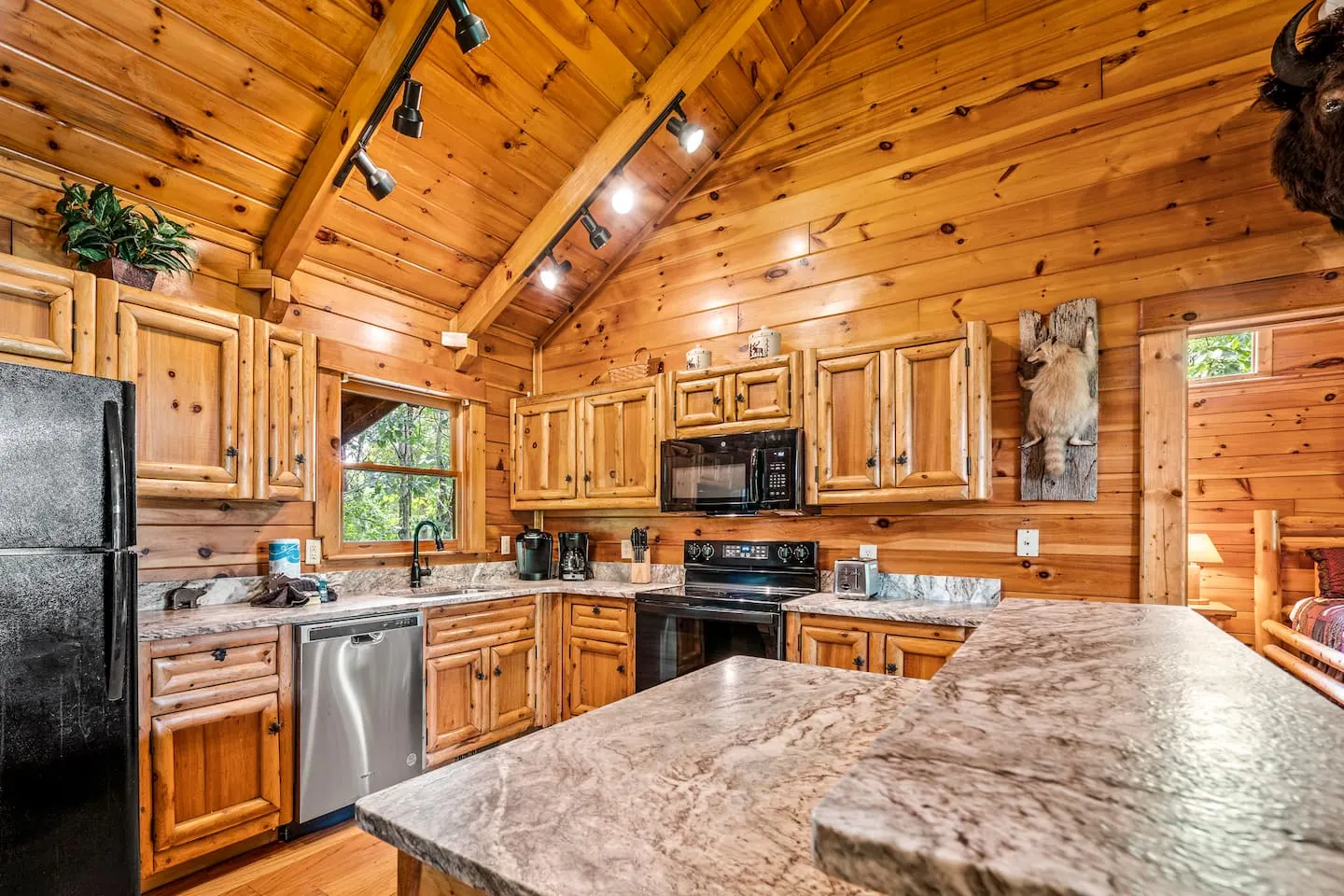 Luxury Cabin 4 King Beds Jacuzzi in Each Room 14