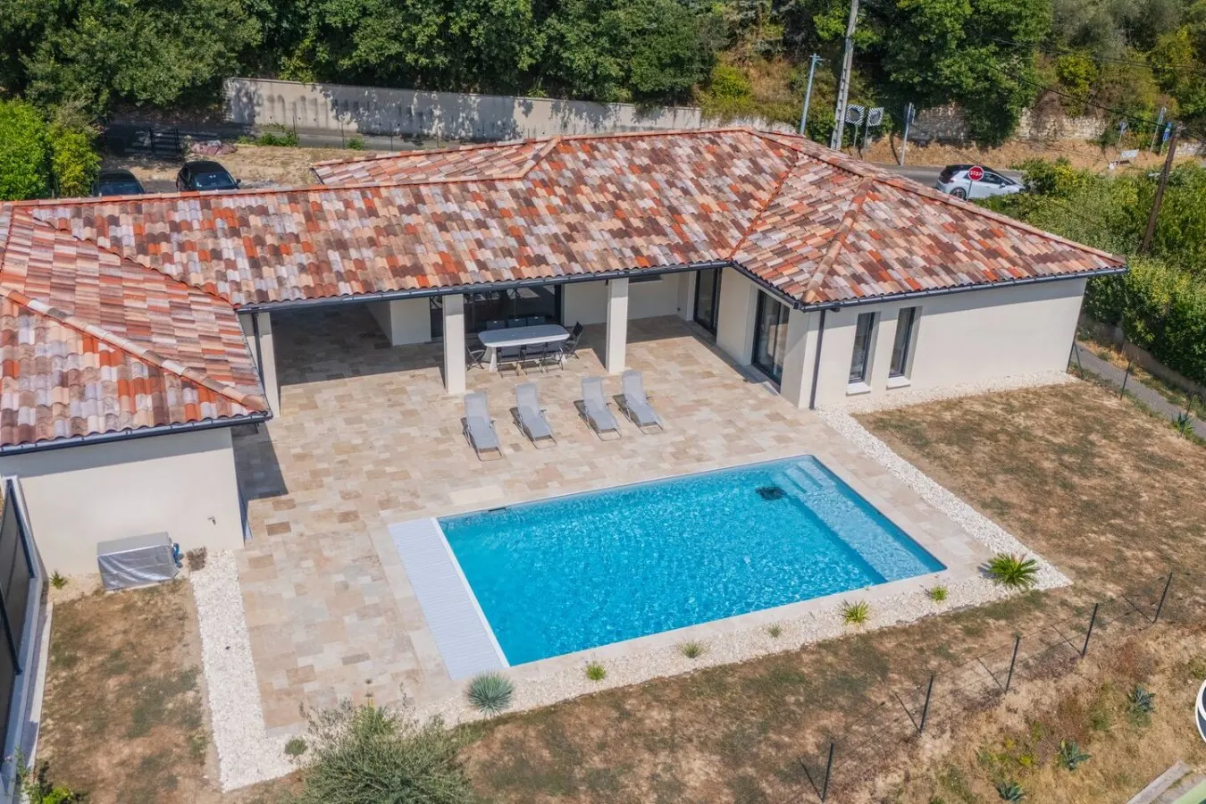 Villa avec piscine, vue imprenable sur le Ventoux 6