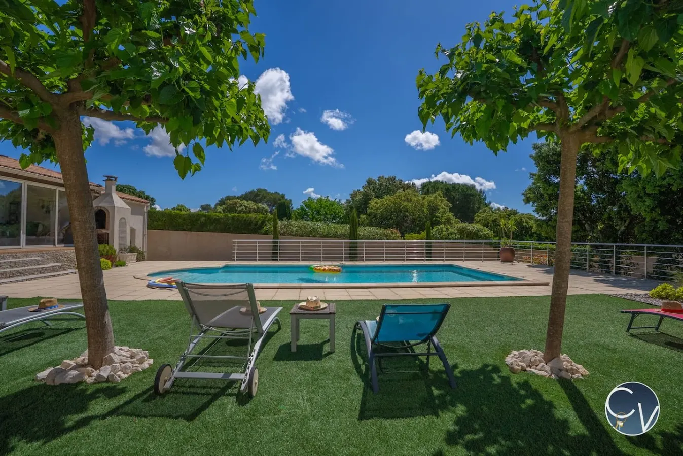 Villa Poulx : Climatisation, Piscine et Barbecue — photo 2