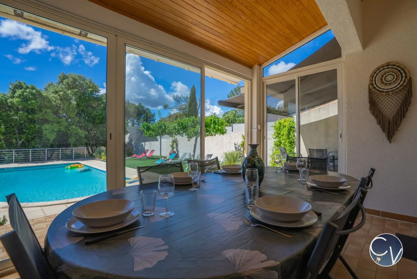 Villa Poulx : Climatisation, Piscine et Barbecue — photo 5
