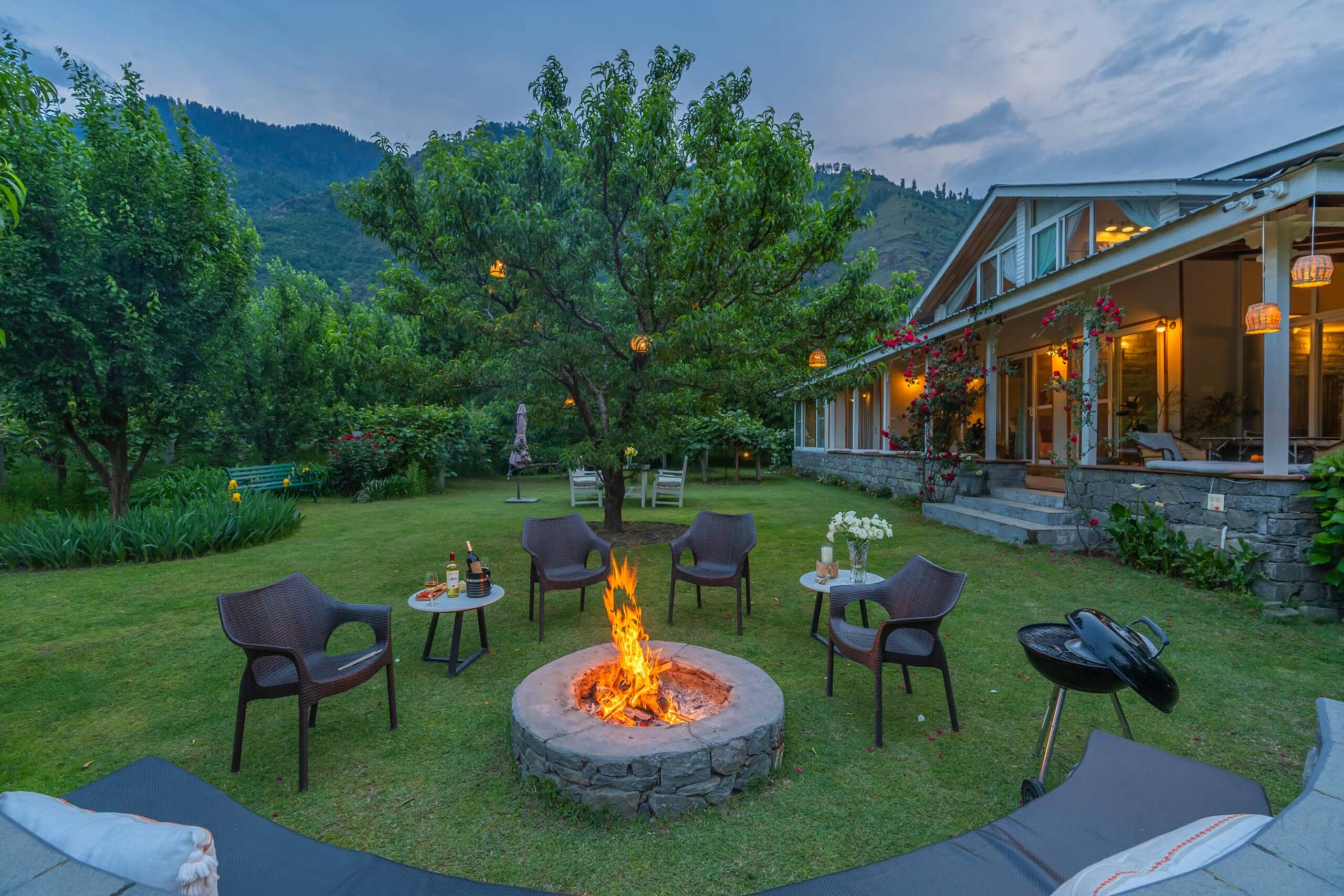 4BR Mayflower Aramgarh BBQ & Orchard Nr Beas River 23