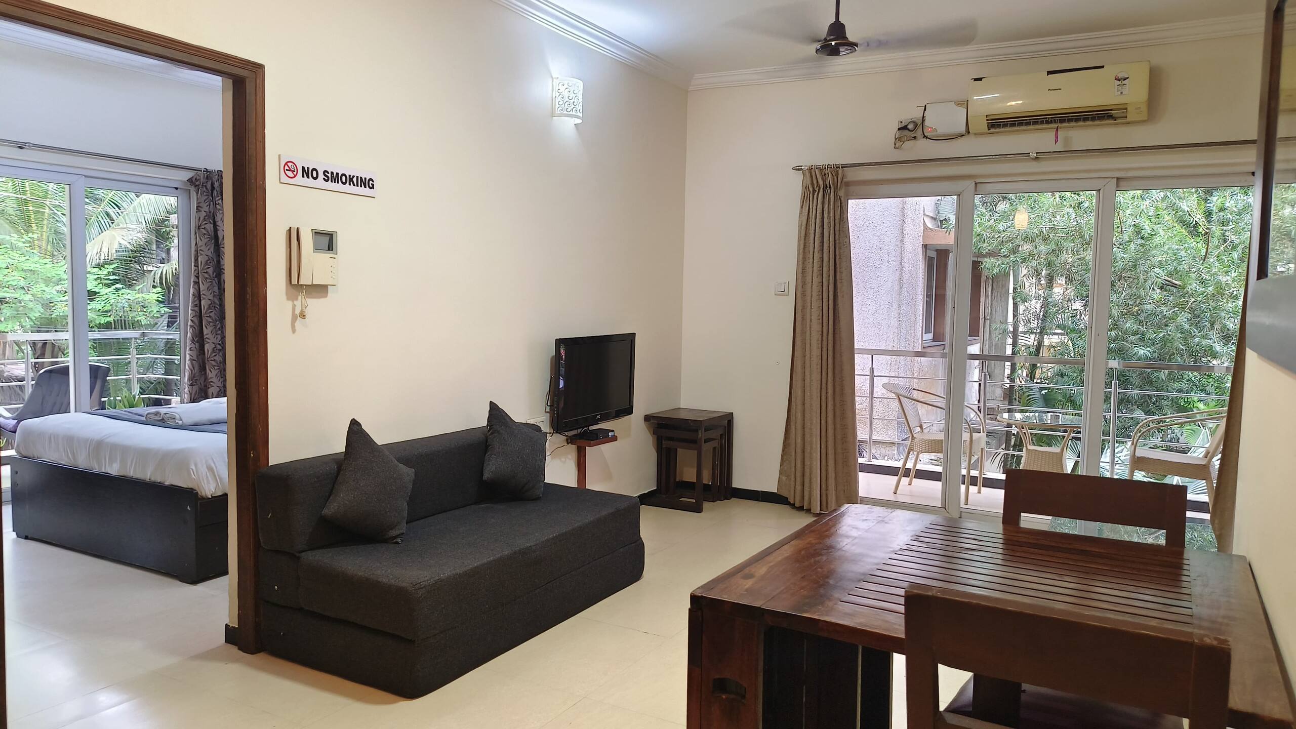 Ivy 1BHK C6 -Pool/5 mins from Tito's/Baga Beach 8