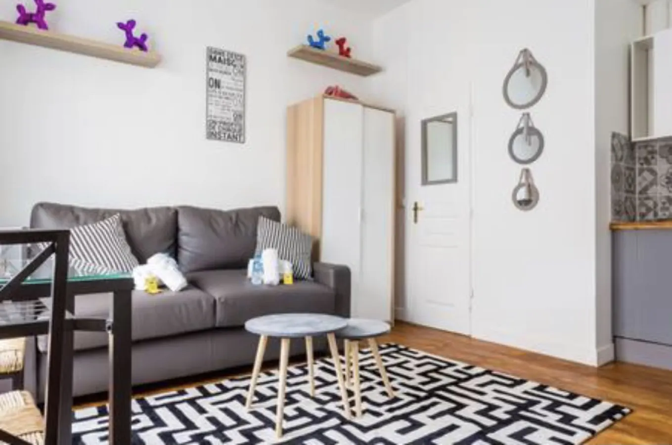 2.Cosy studio - Père Lachaise - Nation 3