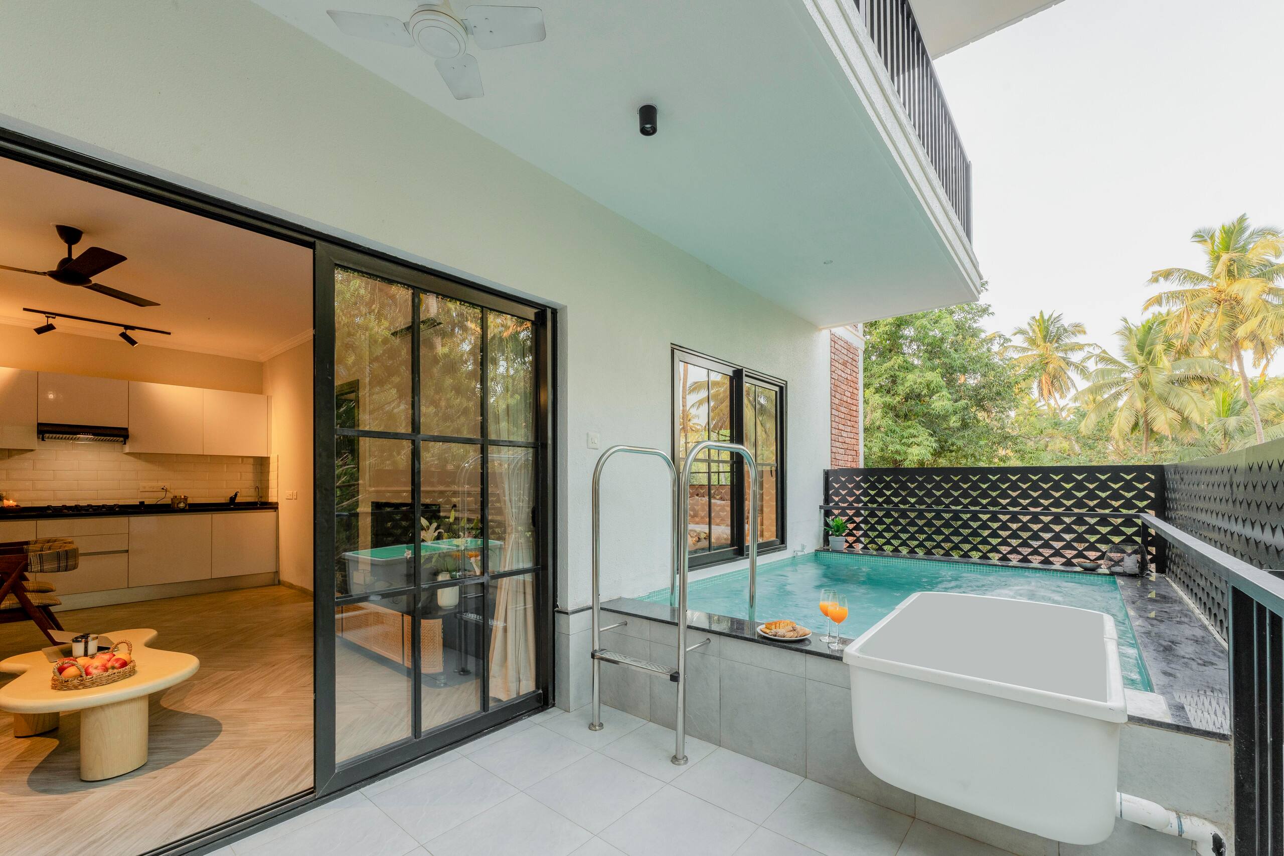 Staymaster Boho 1BHK near Calangute / Pvt Pool — photo 2