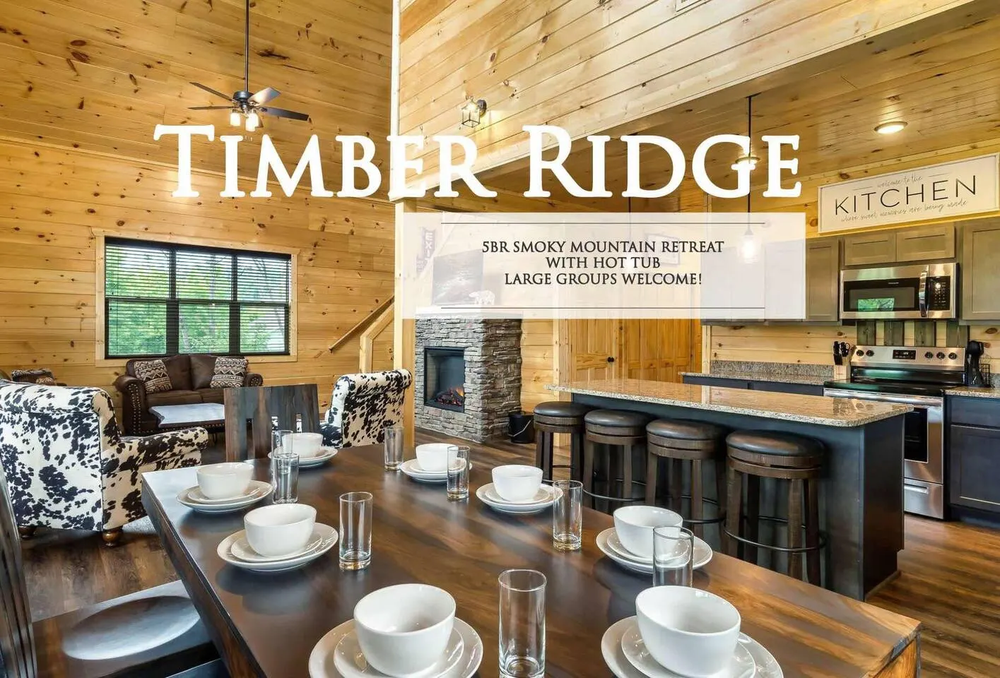 “Timber Ridge” Large Group Luxury, Theater, Games 6