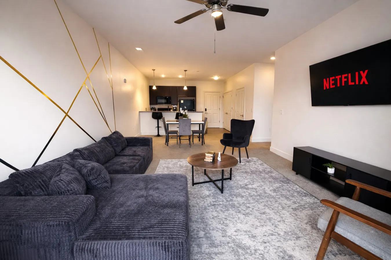 Designer UAB Condo King Bed Balcony View 2 2