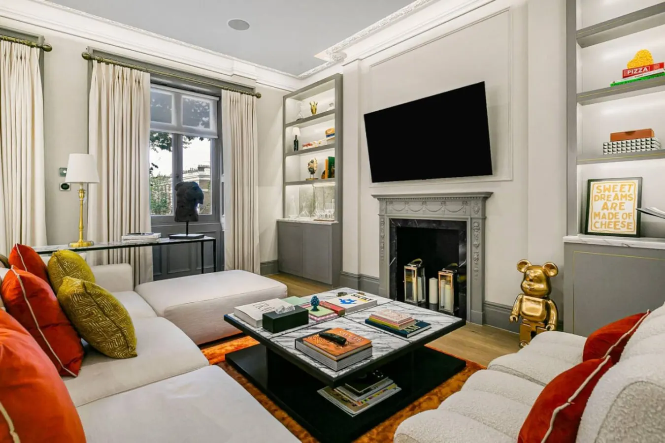 Luxury Holland Park 3-Bed Four Seasons Mattresses, Central AC & Marble Bathrooms 9