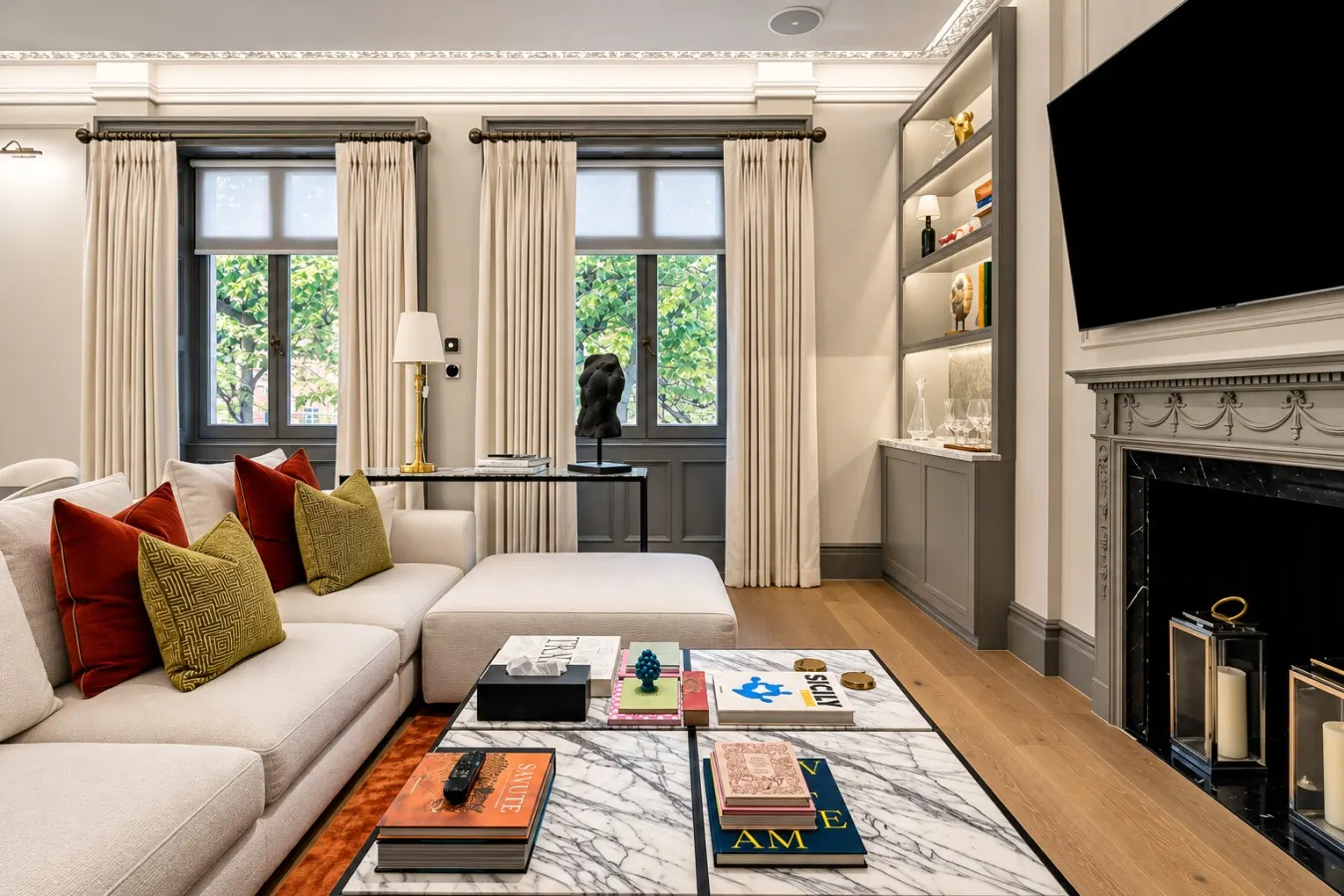 Luxury Holland Park 3-Bed Four Seasons Mattresses, Central AC & Marble Bathrooms 8