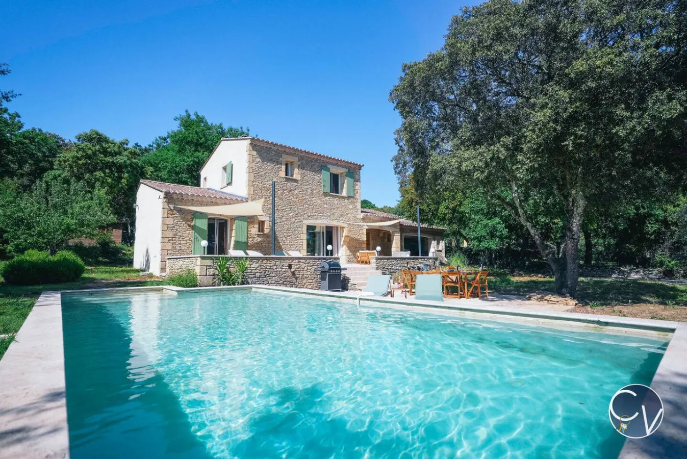 Villa Uzès - Climatisation, piscine et pétanque 17