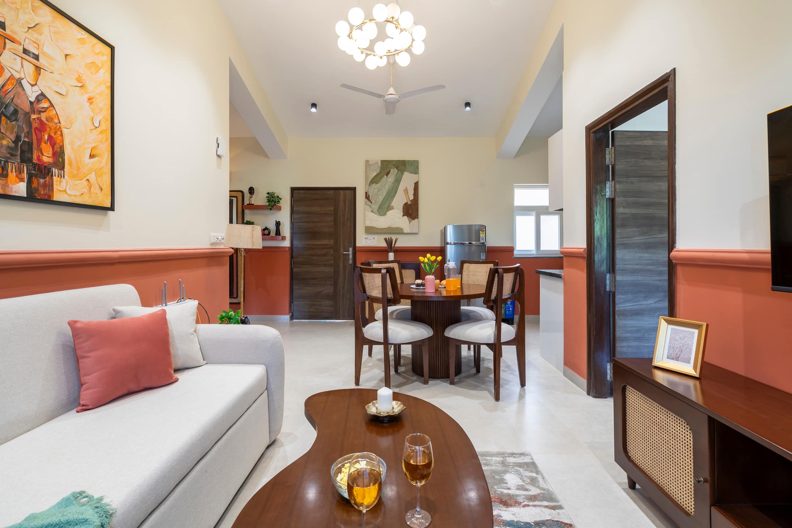 Terracotta 2BHK w/Pool & Gym | Candolim, North Goa 12
