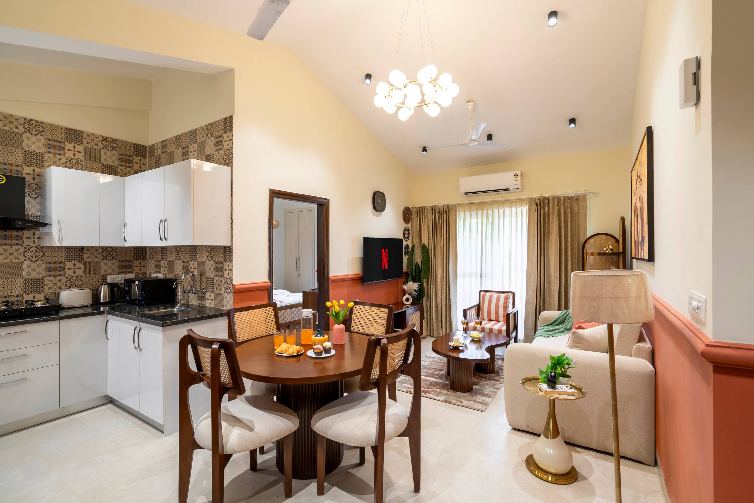 Terracotta 2BHK w/Pool & Gym | Candolim, North Goa 7