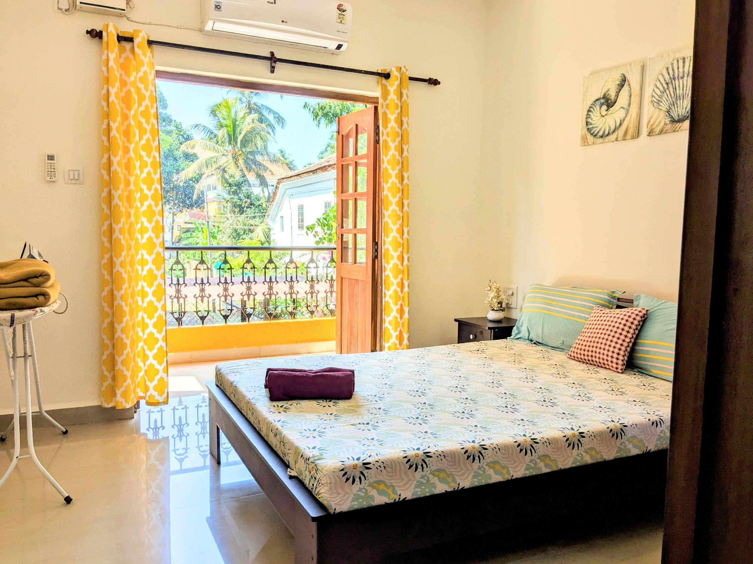 2 bedroom flat parking+pool+Wifi Candolim beach 7