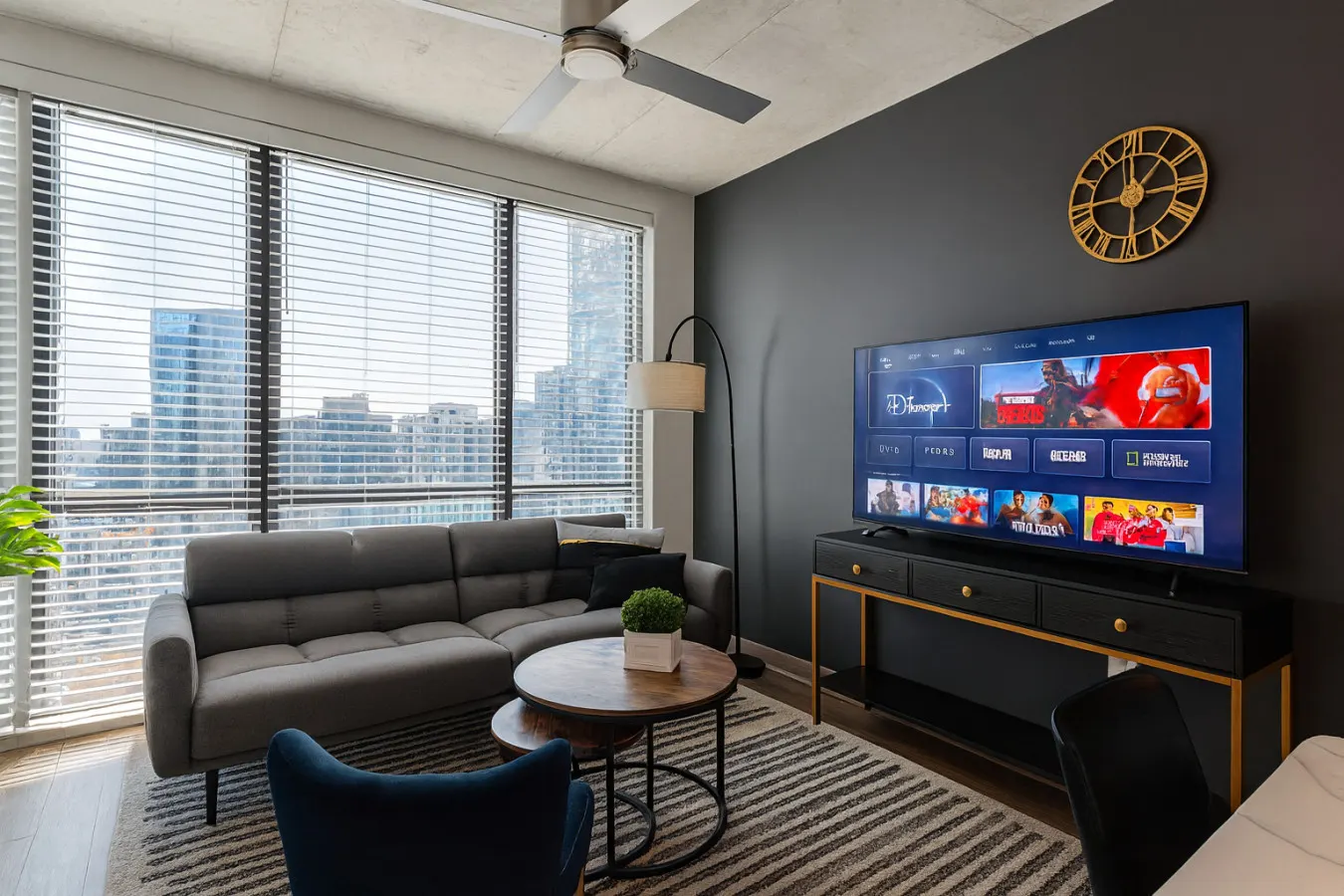 Upscale 2BR Apt Rooftop Deck + Fitness U14 3