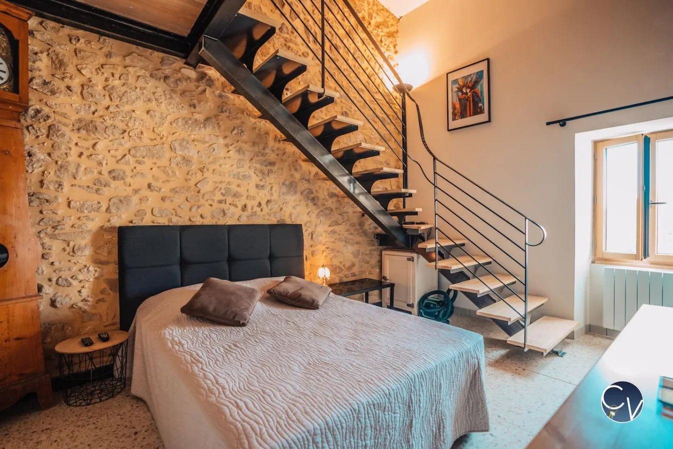 Agréable maison en pierre climatisée avec terrasse — photo 4