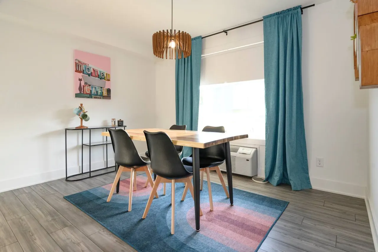 Modern 1-Bed Condo: OPEN Pool with City Access 16