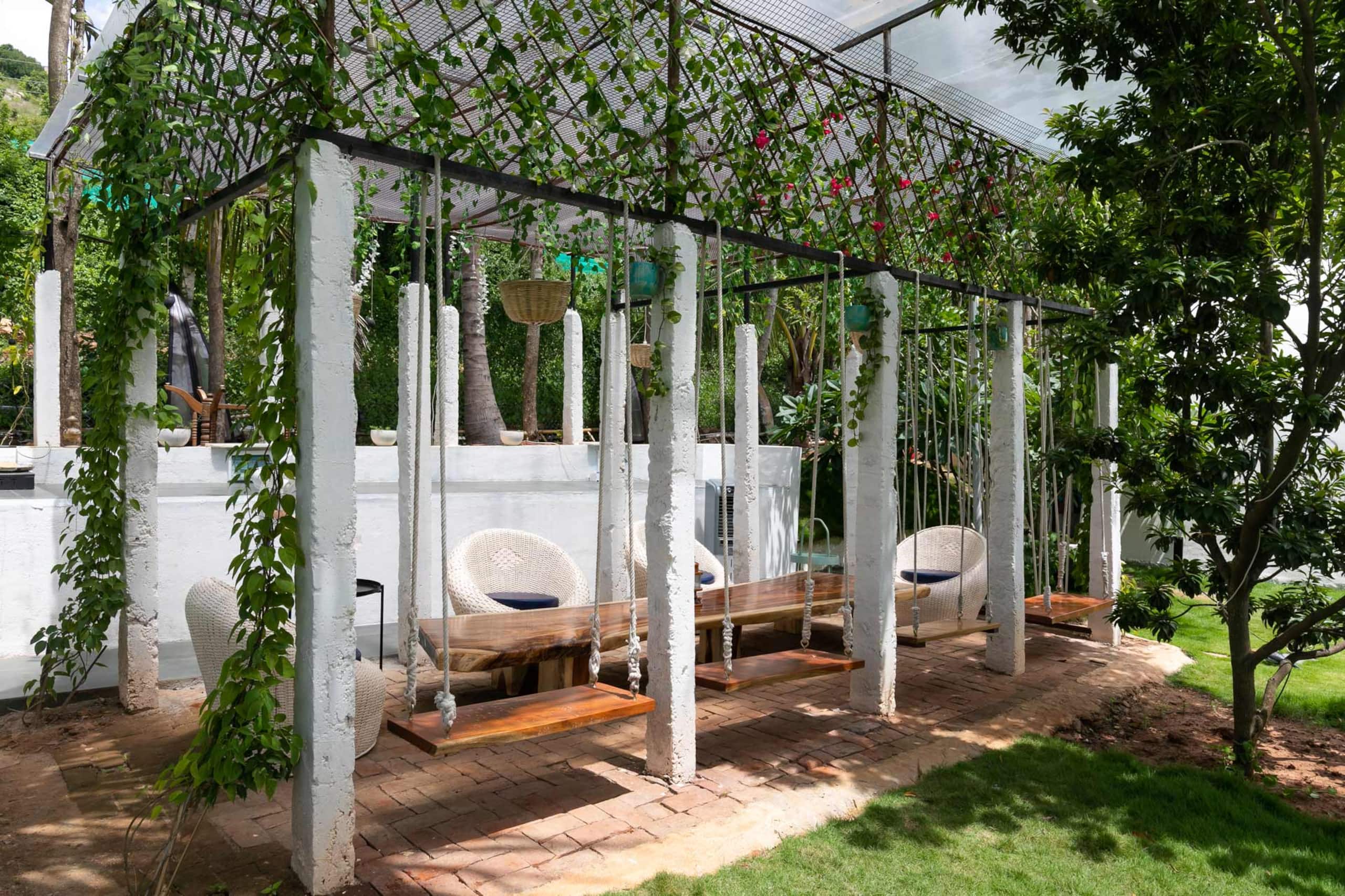 4BR Lux Villa w/Pool & Lawn Shwaas@ Mysore 18