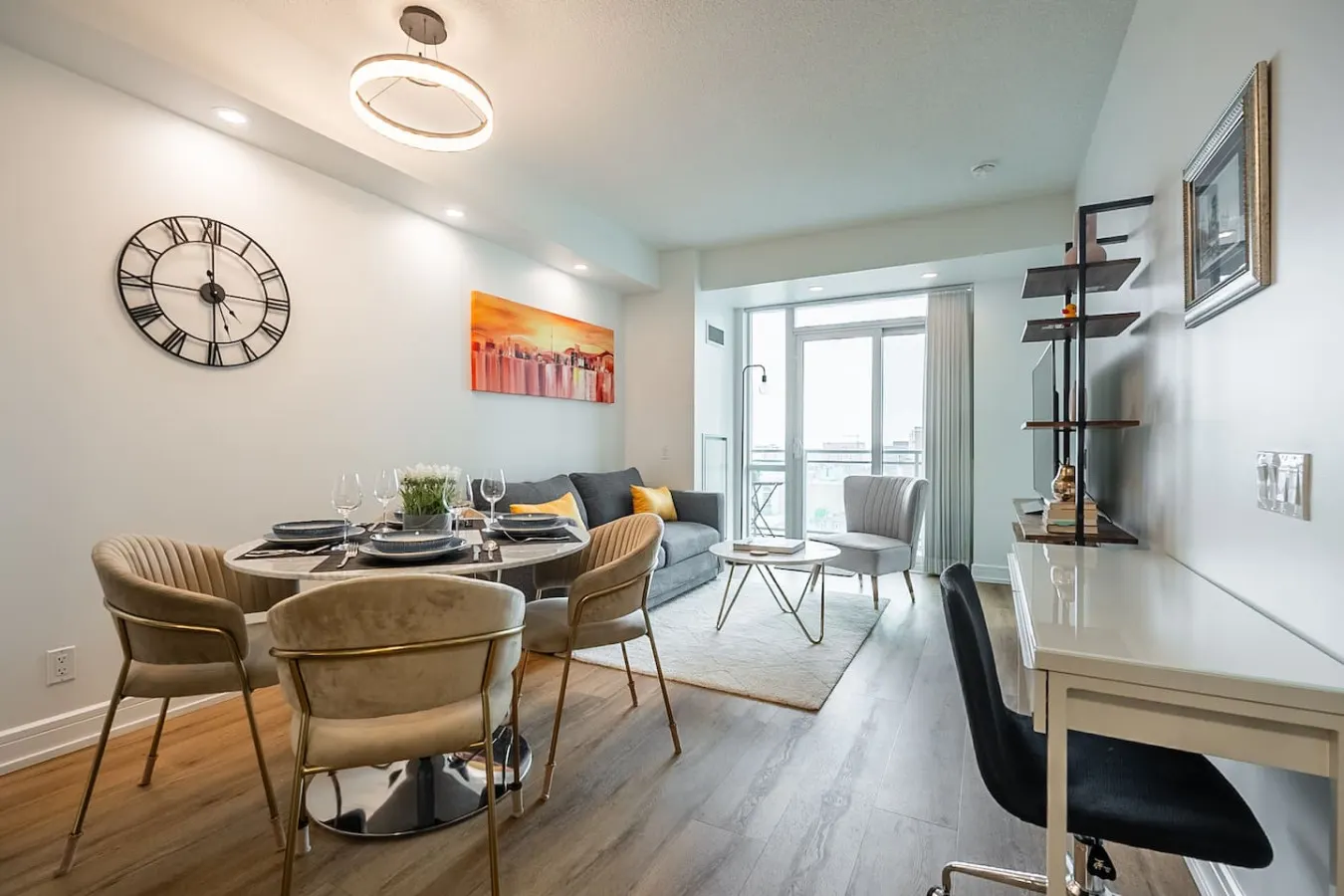 Stylish 1BR Condo Sleeps 4 Stunning City Views 3