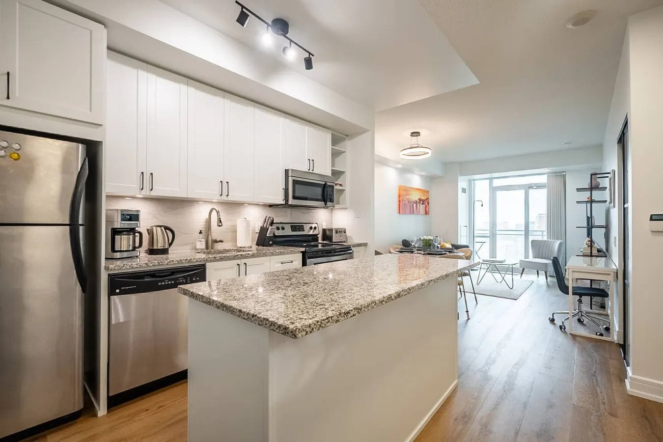 Stylish 1BR Condo Sleeps 4 Stunning City Views 5
