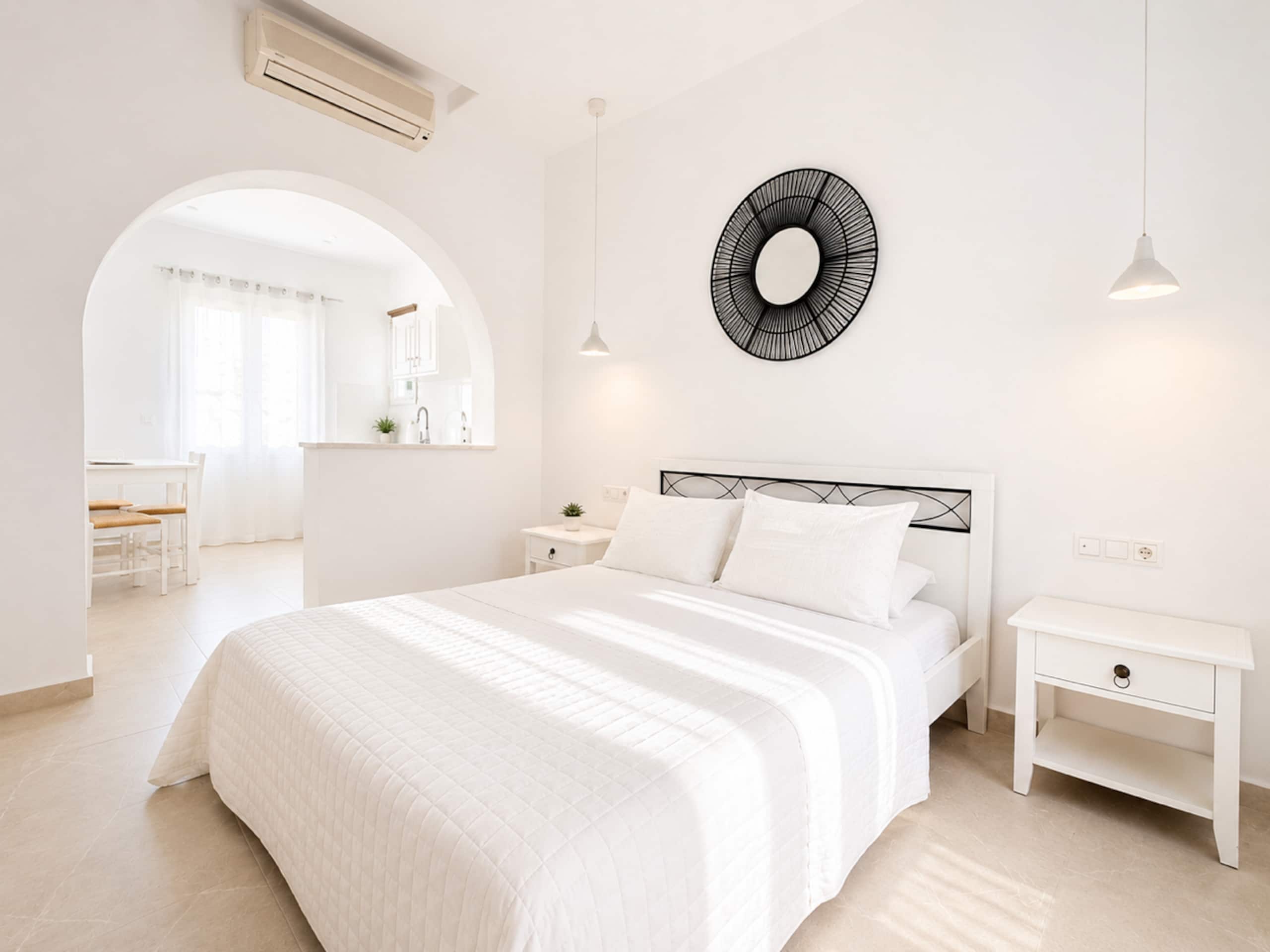 Double Studio with Garden View-Walk to Ornos Beach 7