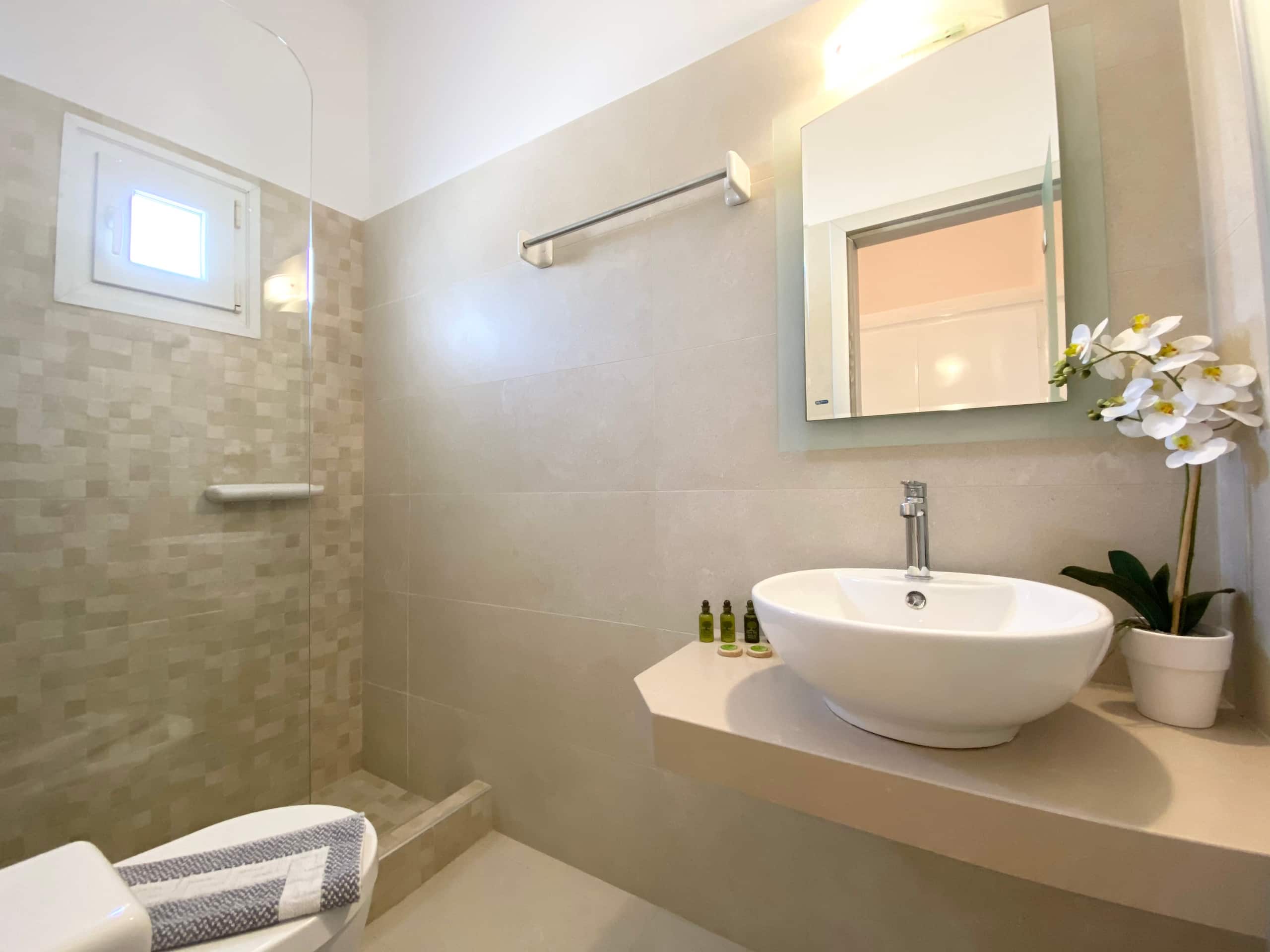Double Studio with Garden View-Walk to Ornos Beach 12