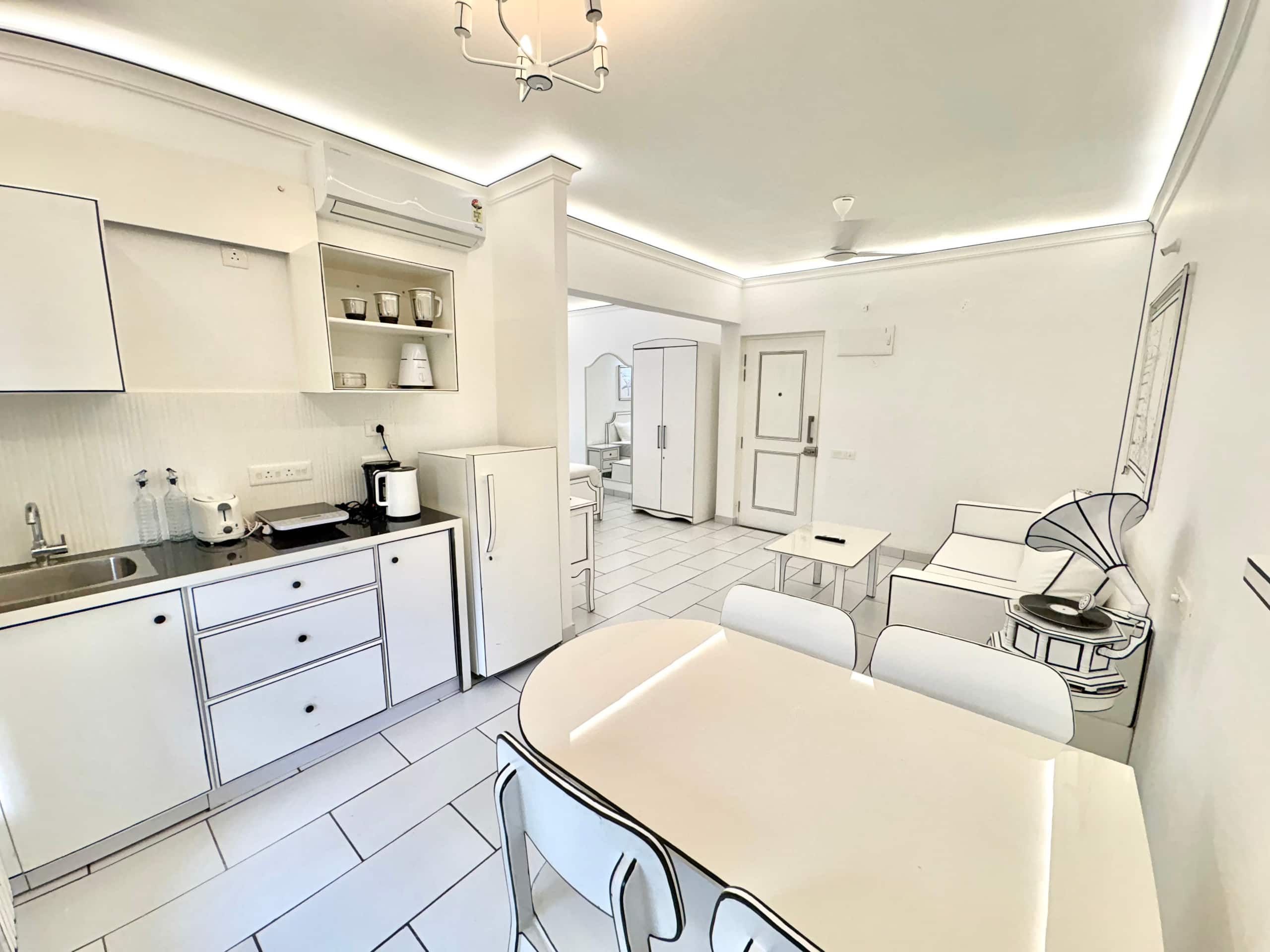 Unique 2D Studio Stay | Goa | Mirashya A209 14
