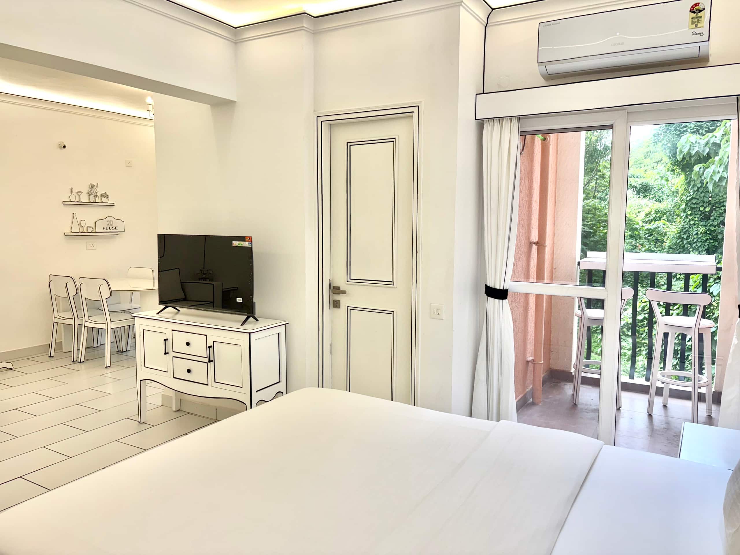 Unique 2D Studio Stay | Goa | Mirashya A209 25