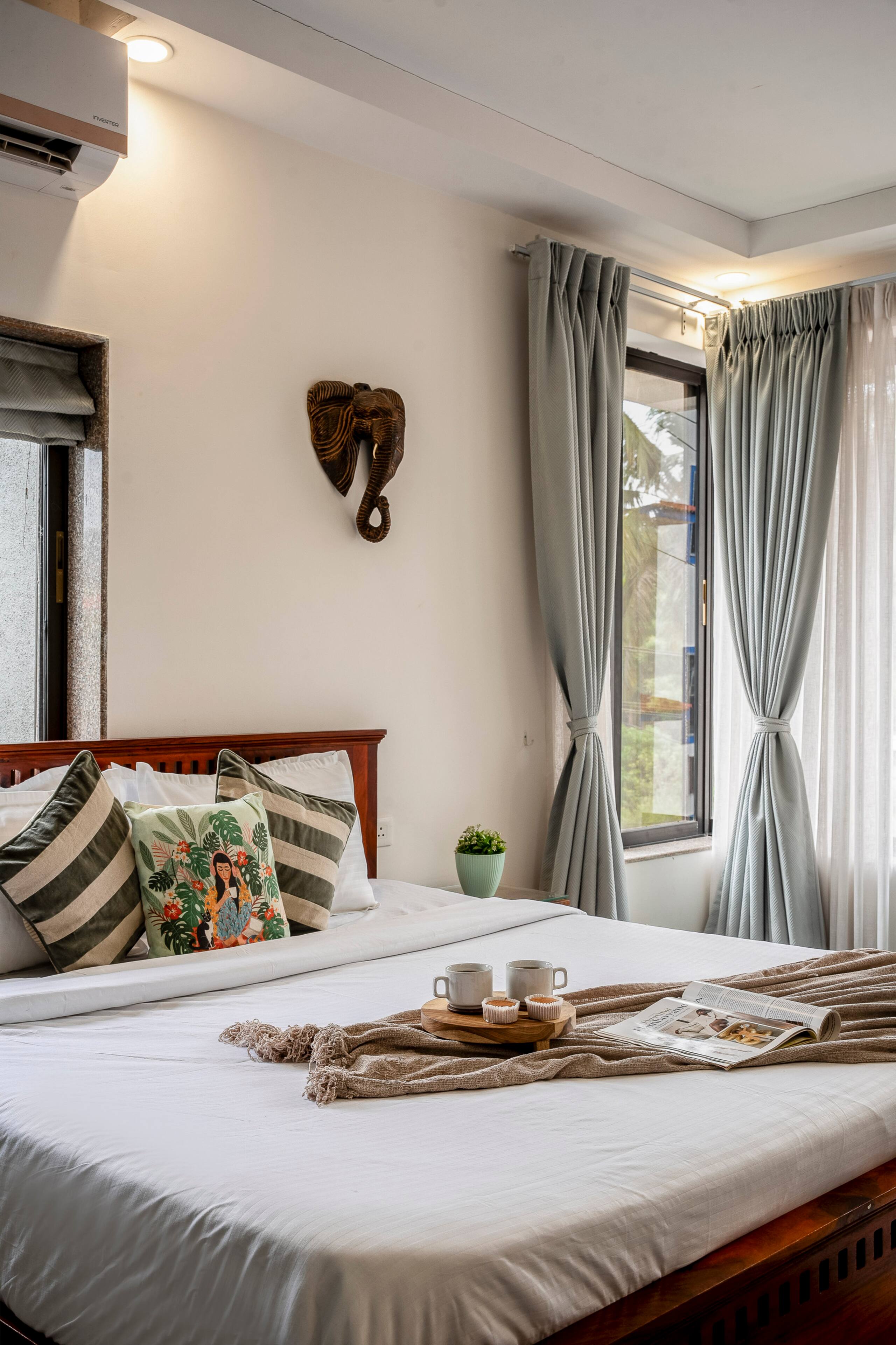 Designer 2BHK w/ Pool • North Goa • Near Candolim 21