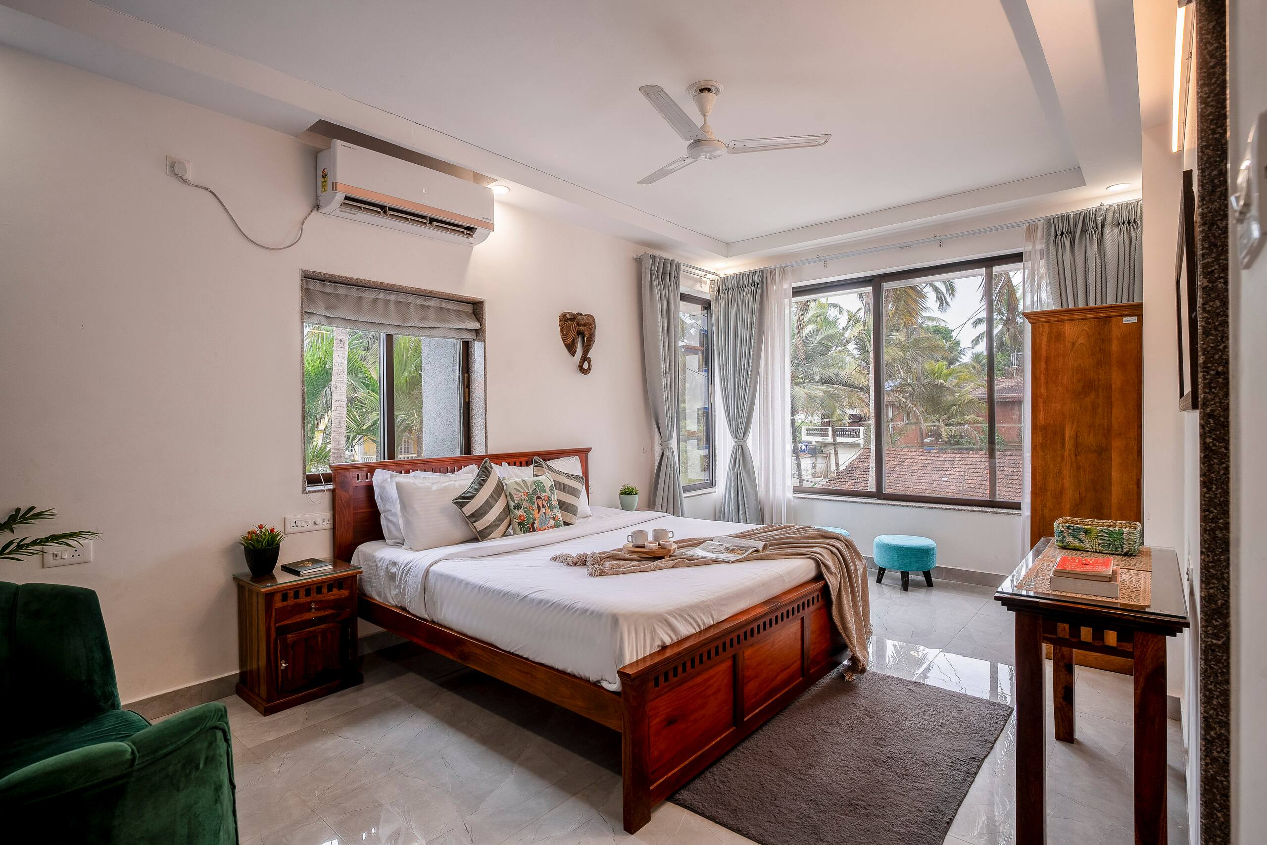 Designer 2BHK w/ Pool • North Goa • Near Candolim 17