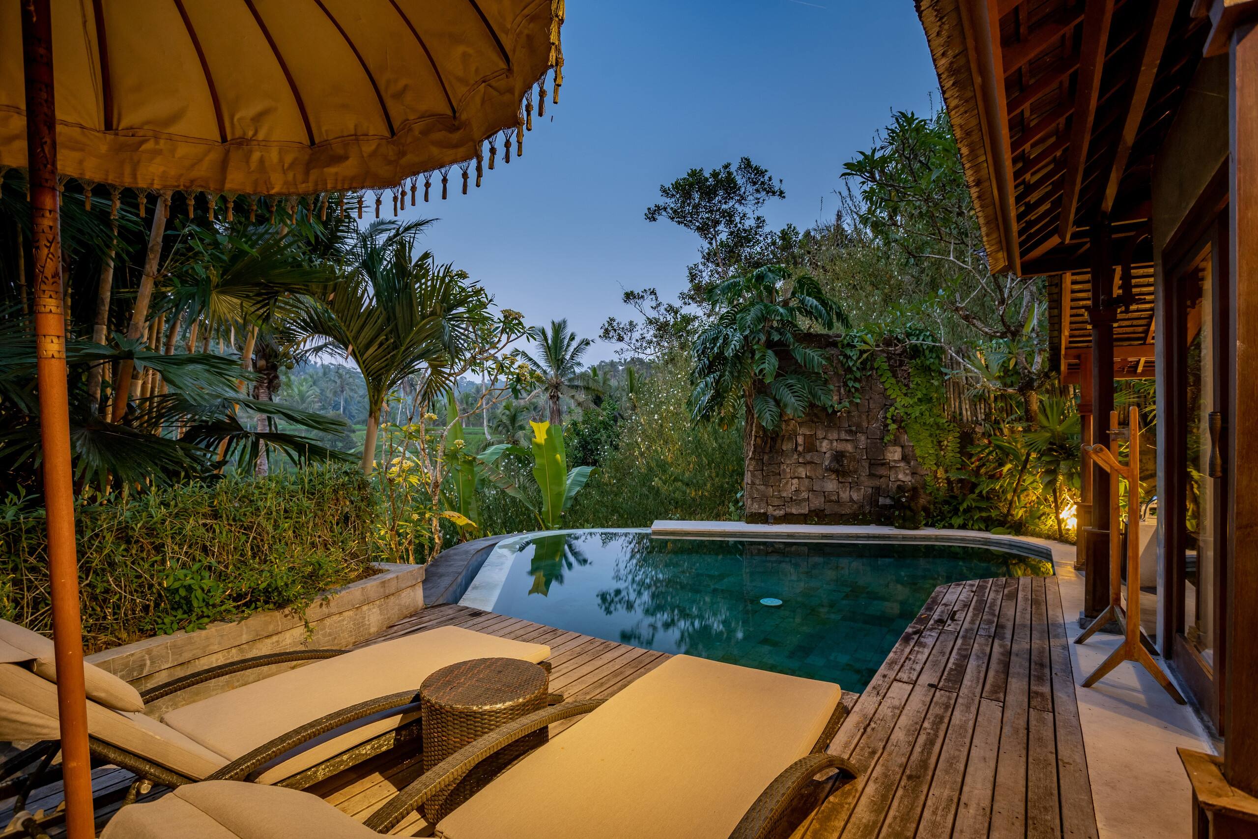Lux 1Br Villa with Jungle view and RiceTerrace 14