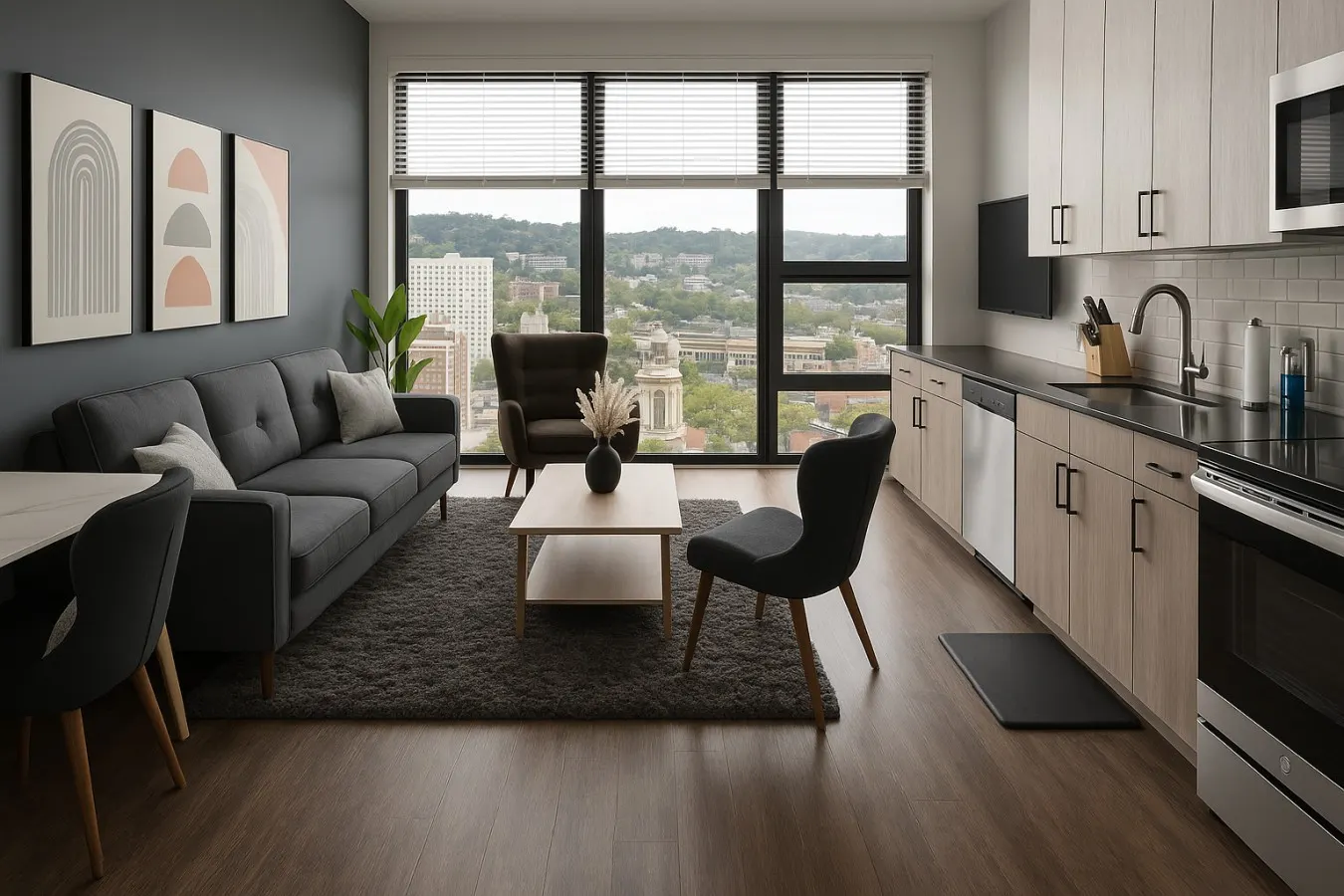 Sleek 2BR Apt Pool + Easy Downtown Access 32S 3