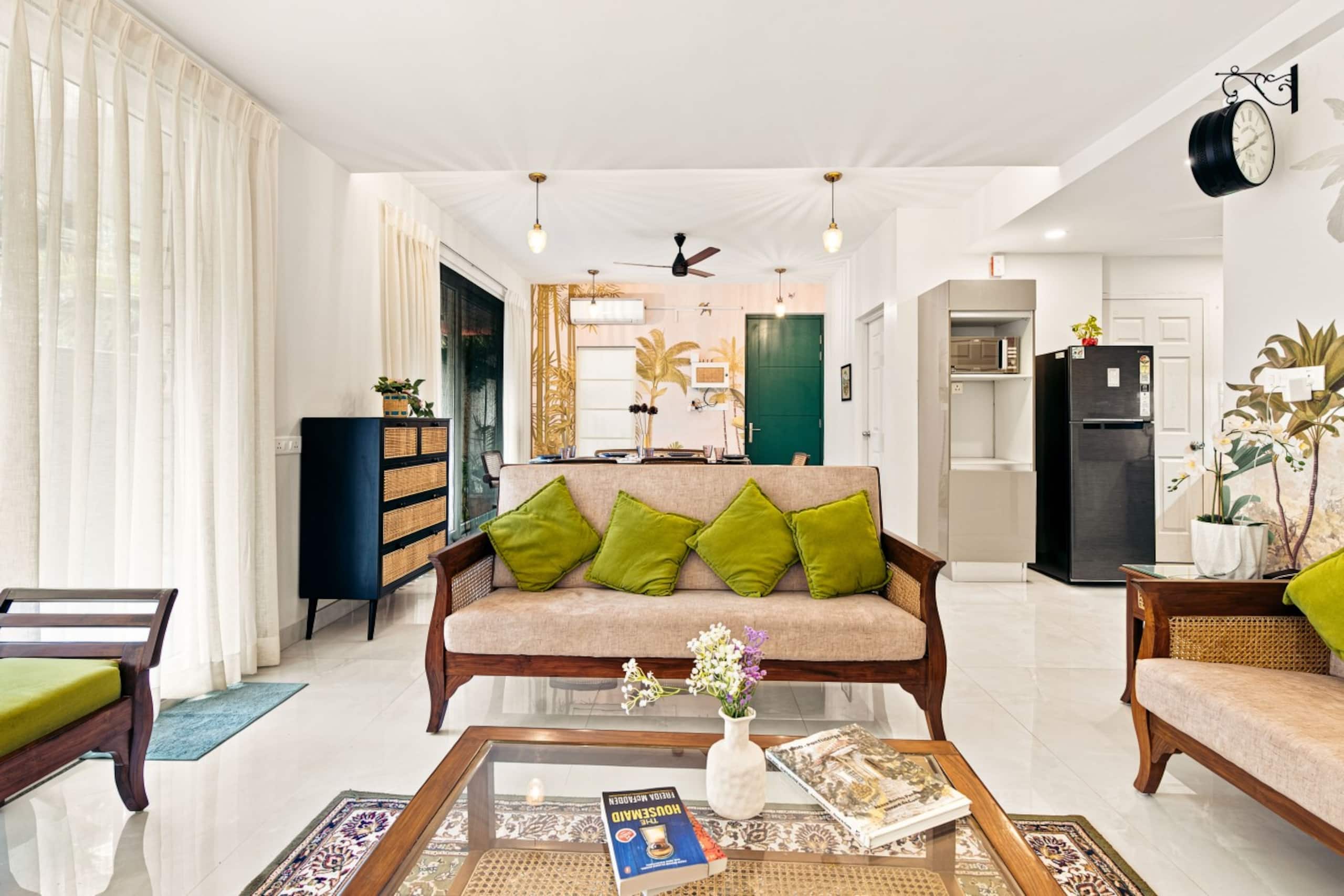 The Greendoor Villa - Varca, Pvt pool, near beach 9