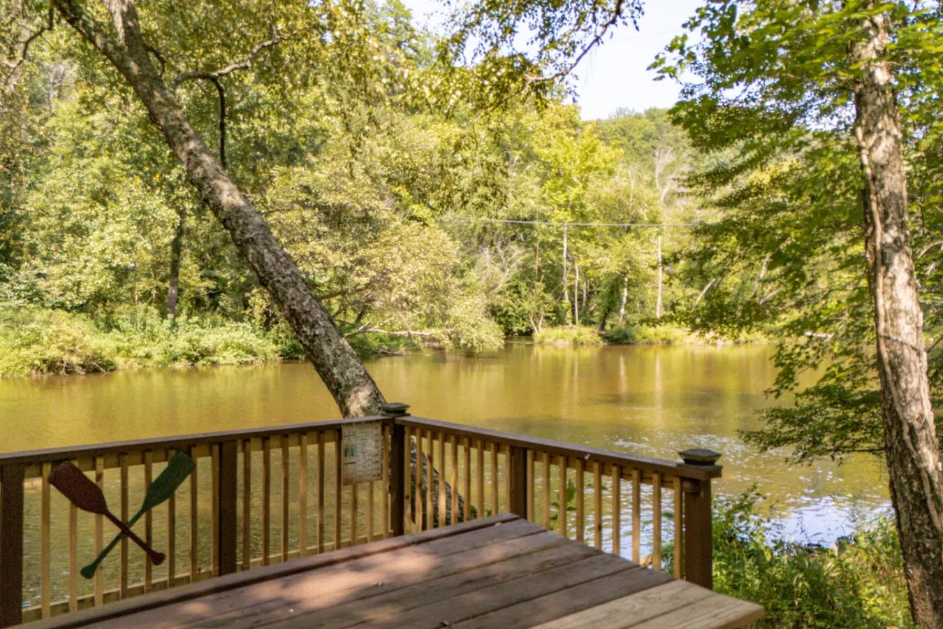 Riverfront Cabin | Fenced Yard, Firepit & Grill — photo 5