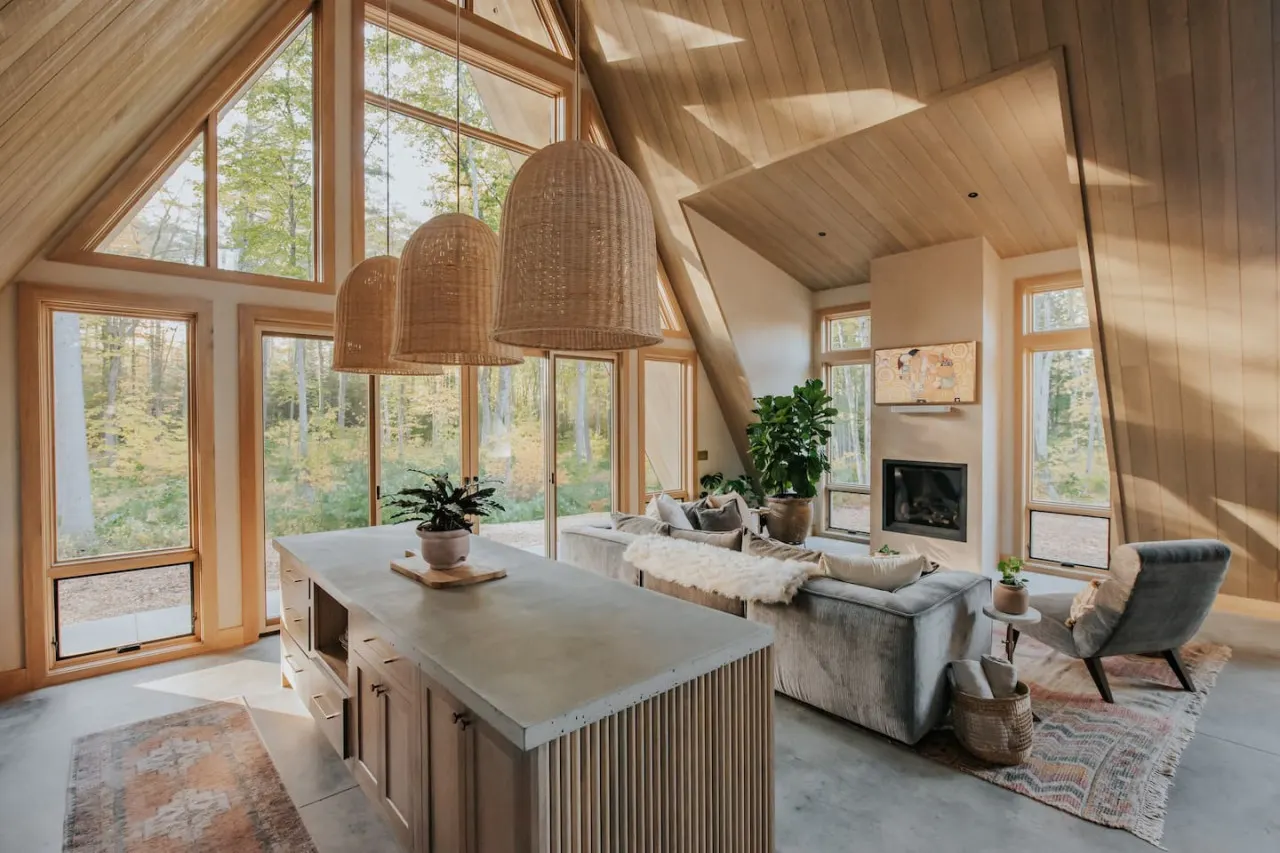 Luxury A-Frame on 6 acres w/ hot tub by Sunday River 11