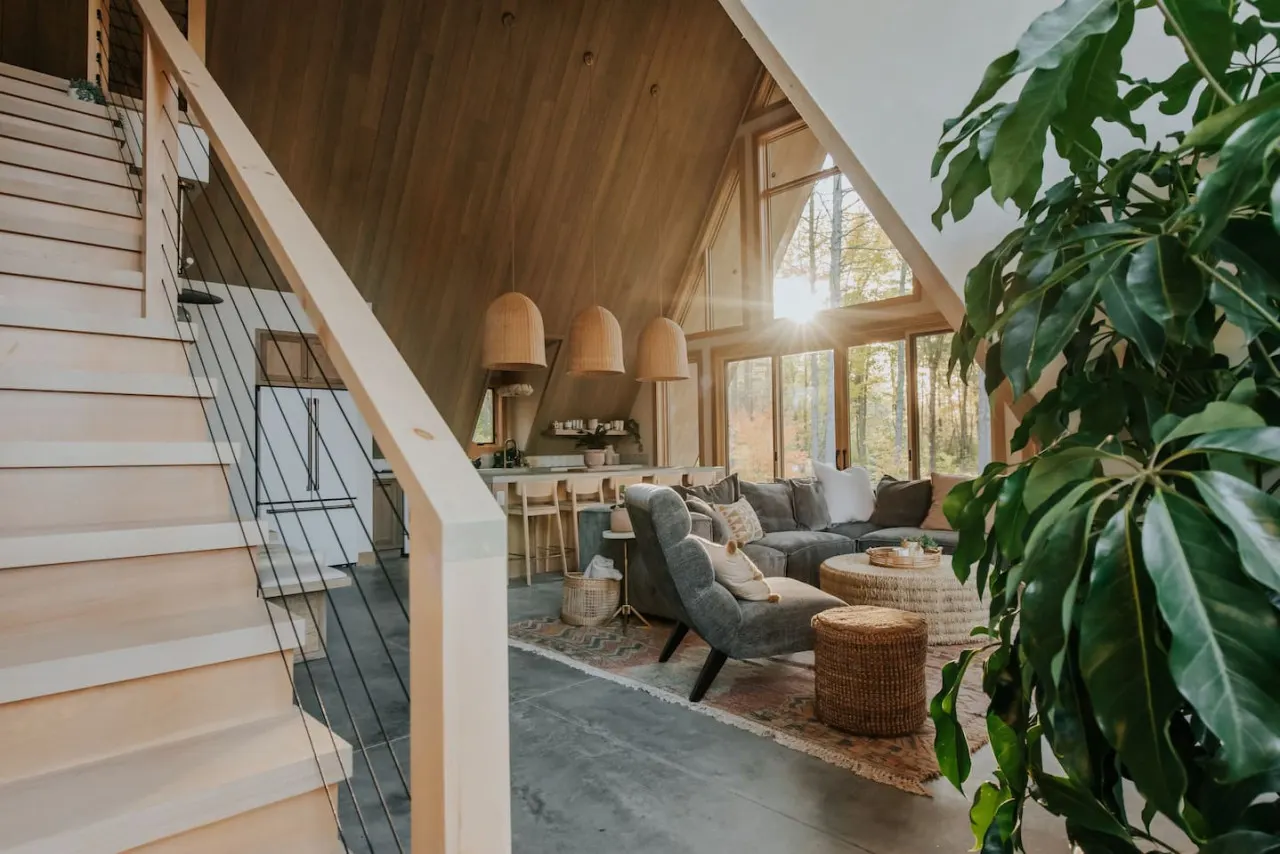 Luxury A-Frame on 6 acres w/ hot tub by Sunday River 13