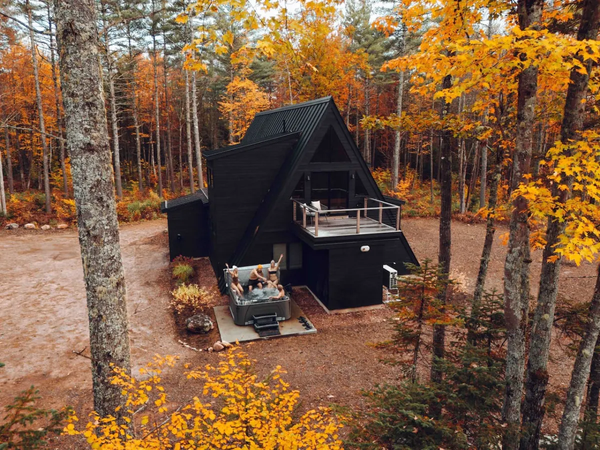 Luxury A-Frame on 6 acres w/ hot tub by Sunday River 15