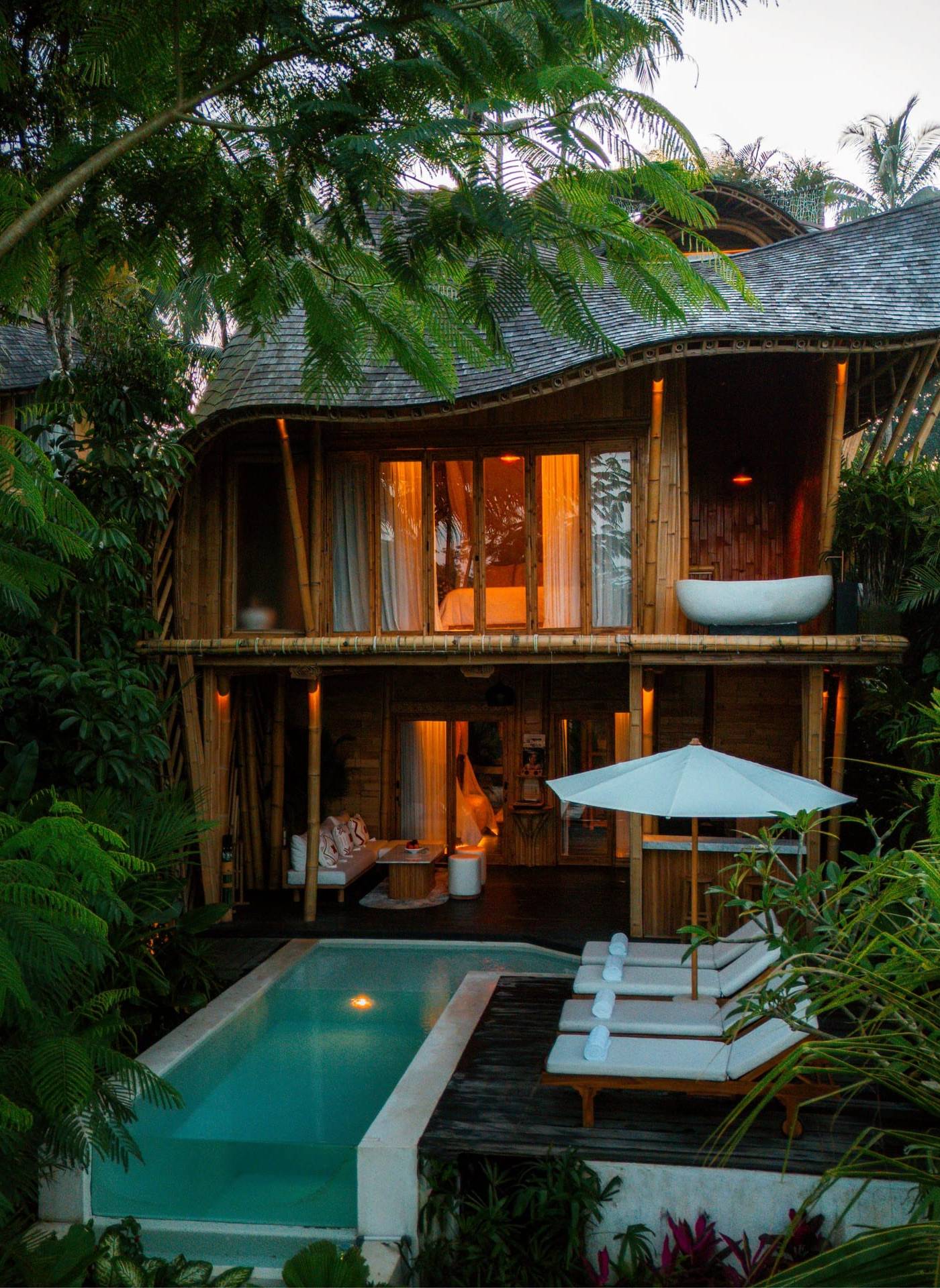 Two Bedroom Pool Villa in Tampaksiring - Bambootel — photo 1