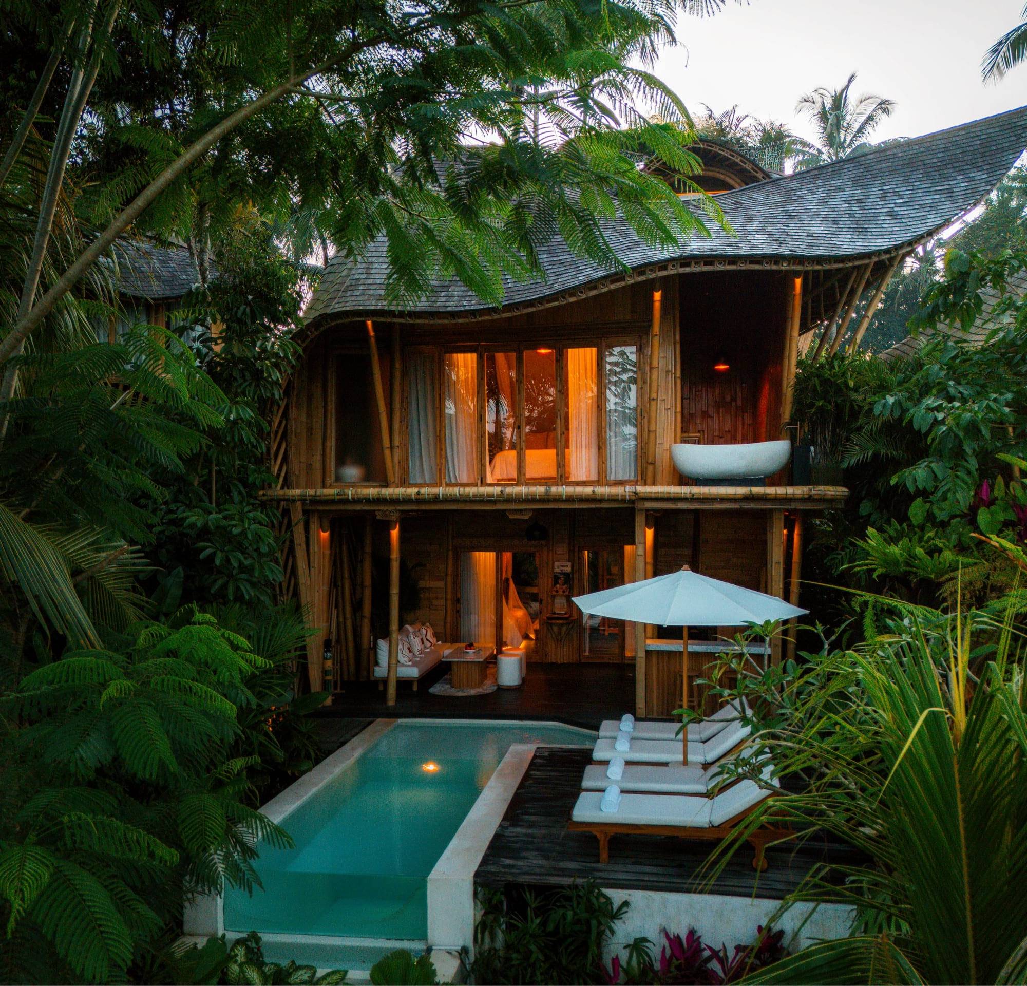 Two Bedroom Pool Villa in Tampaksiring - Bambootel — photo 1