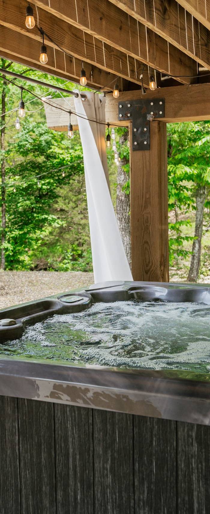 Stunning Luxury Cabin (Hot Tub, Fire Pit, Creek) — photo 4