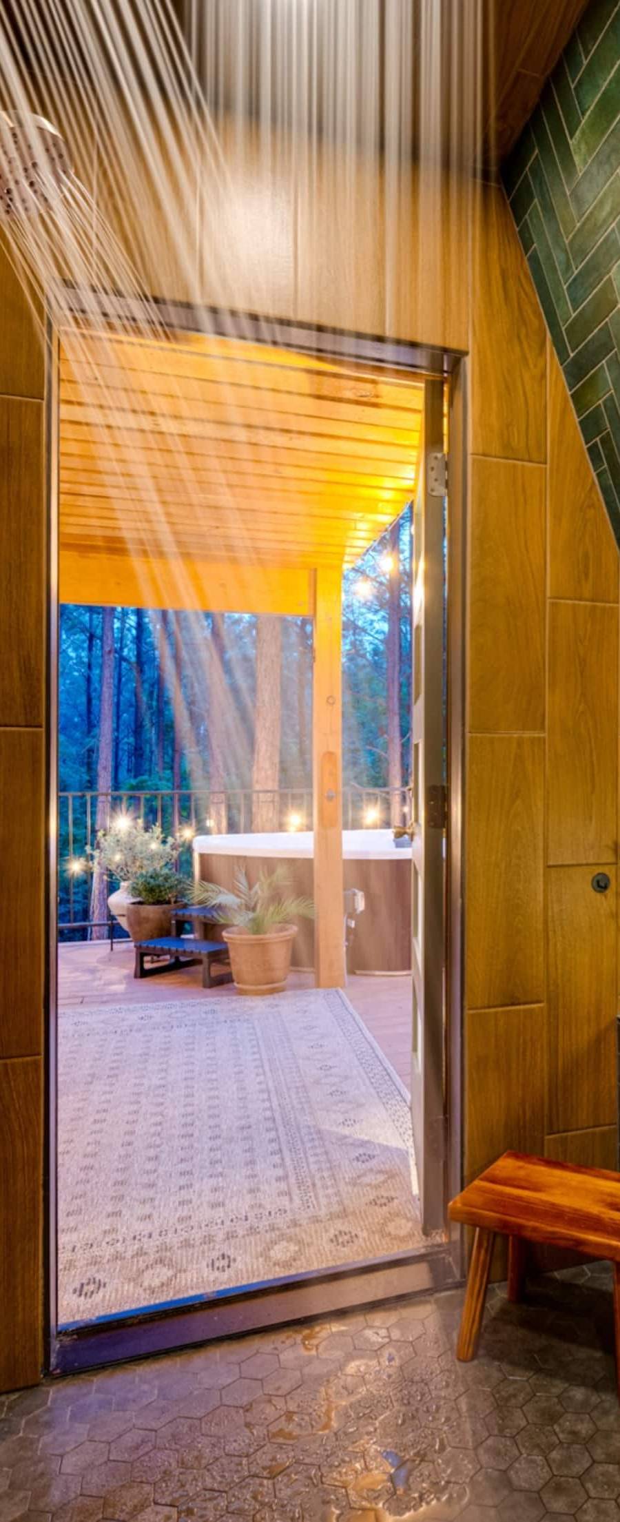 Romantic Luxury A-Frame Cabin in the Pines — photo 2